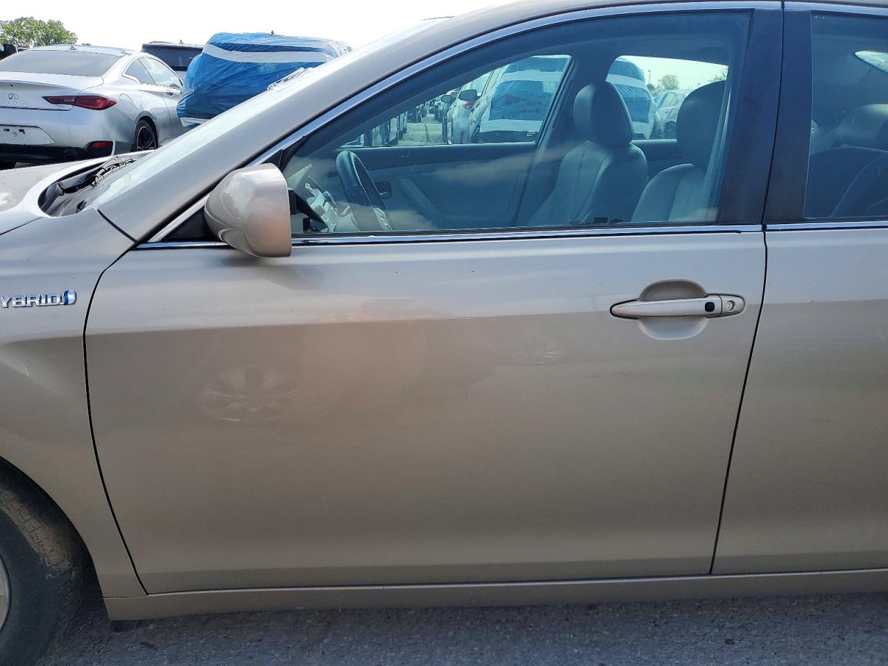 2008 Toyota Camry Hybrid Beige vin: 4T1BB46K48U056333