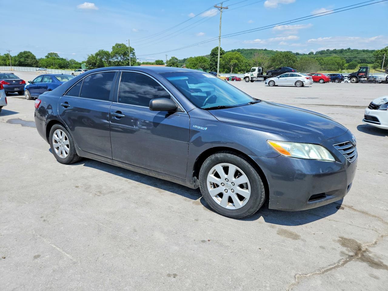 2008 Toyota Camry Hybrid Charcoal vin: 4T1BB46K48U061872
