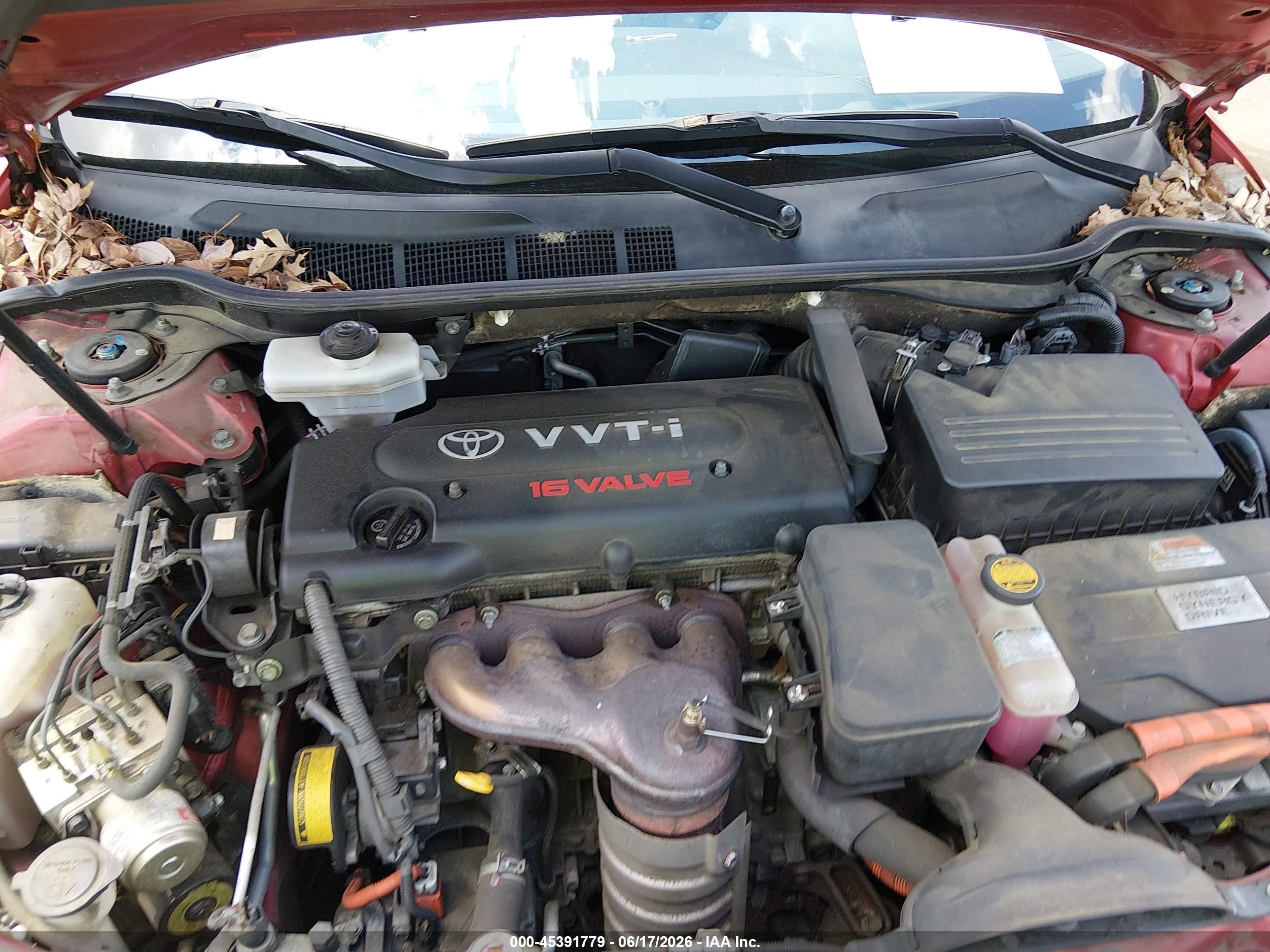 2009 Toyota Camry Hybrid   Red vin: 4T1BB46K49U063672