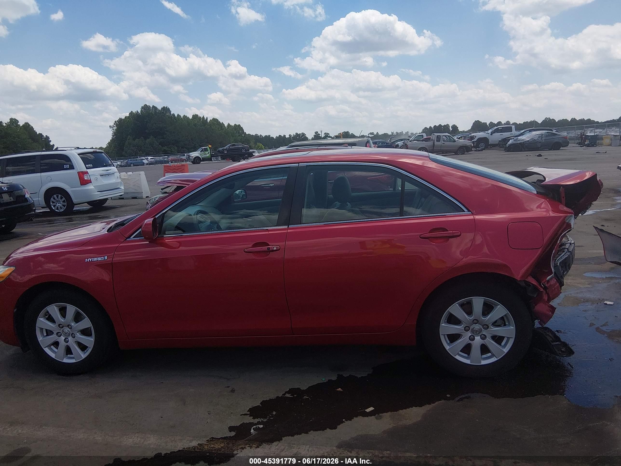 2009 Toyota Camry Hybrid   Red vin: 4T1BB46K49U063672