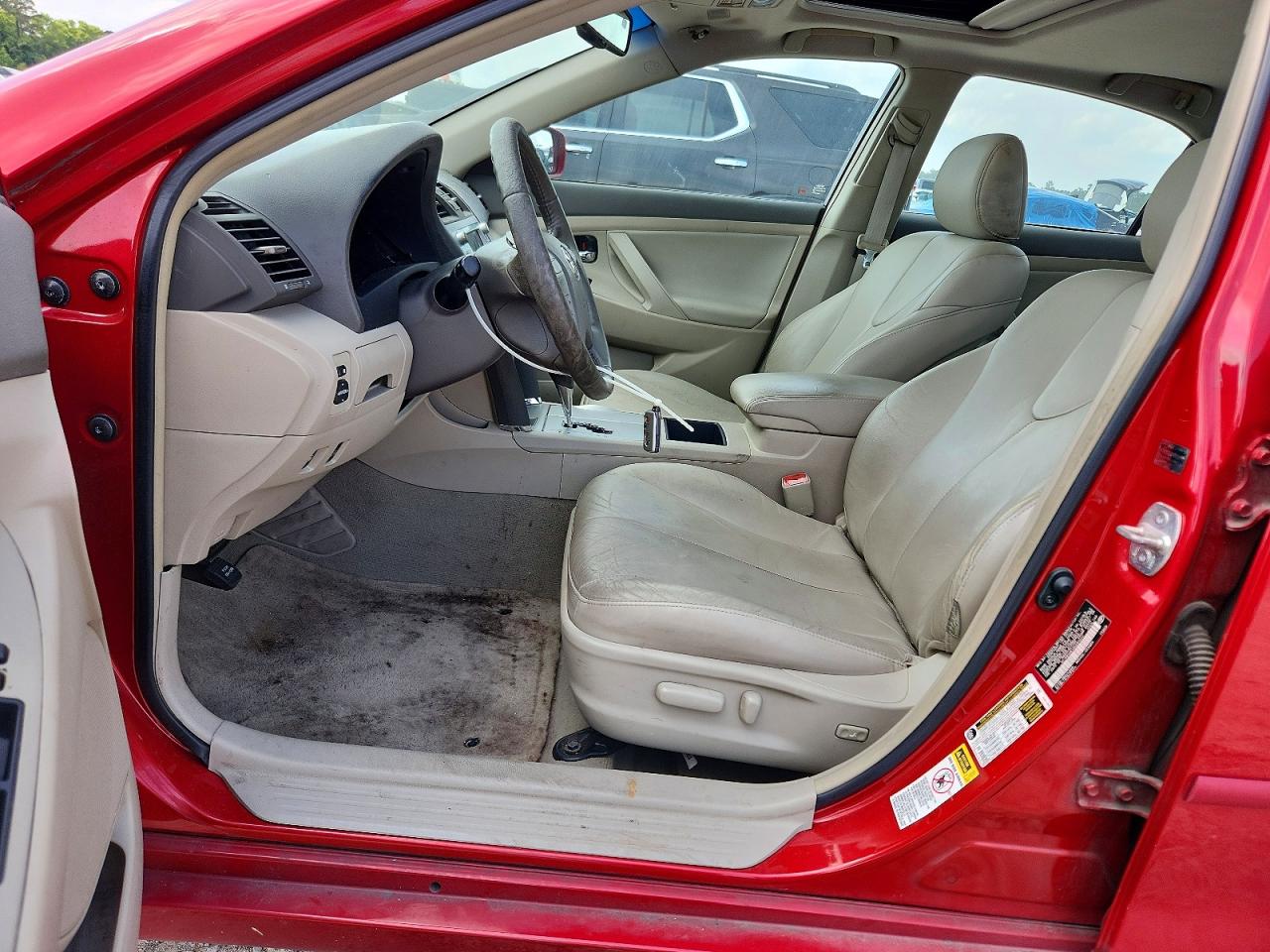 2009 Toyota Camry Hybrid Red vin: 4T1BB46K49U065227