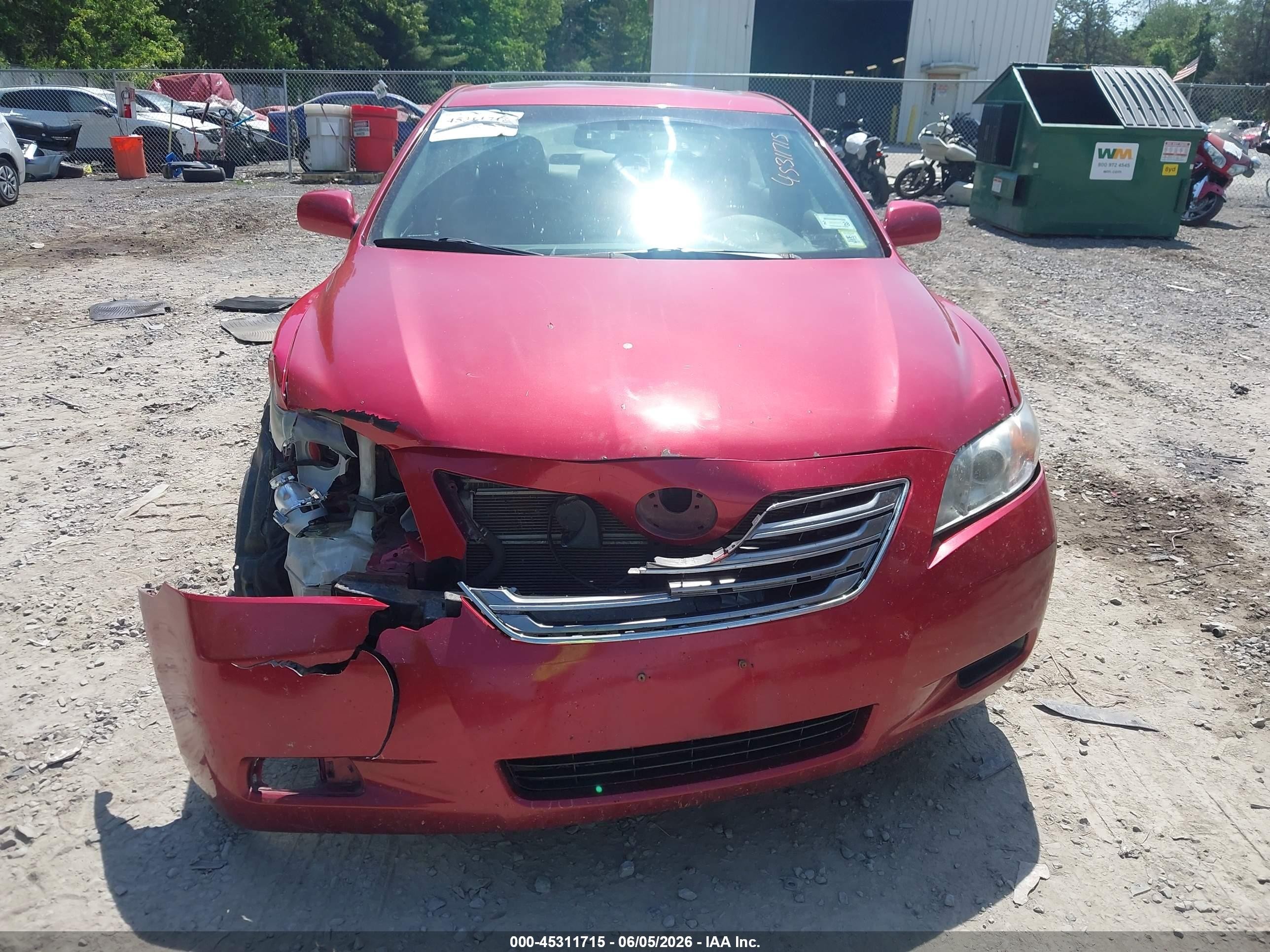 2009 Toyota Camry Hybrid   Red vin: 4T1BB46K49U067091
