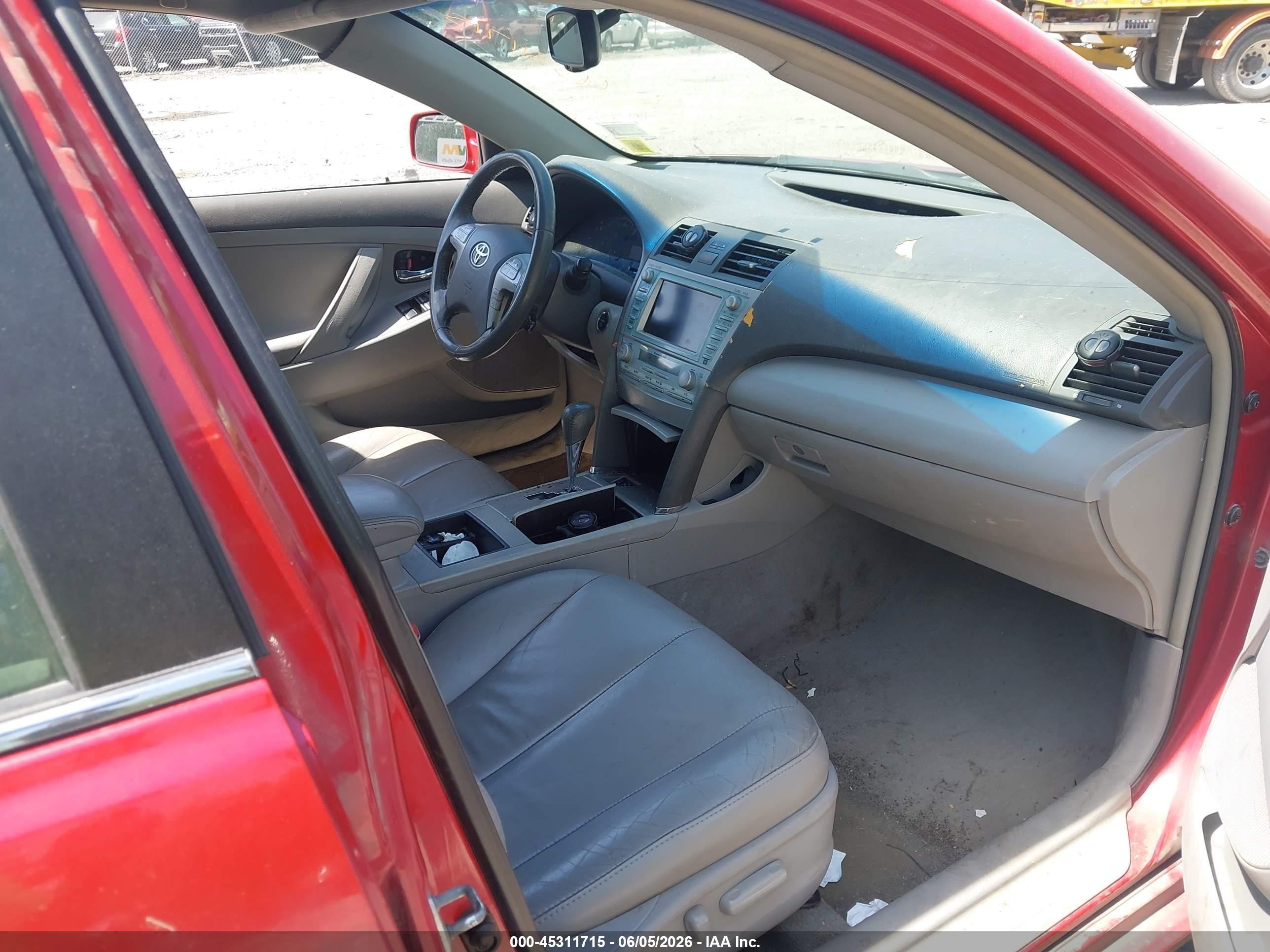 2009 Toyota Camry Hybrid   Red vin: 4T1BB46K49U067091