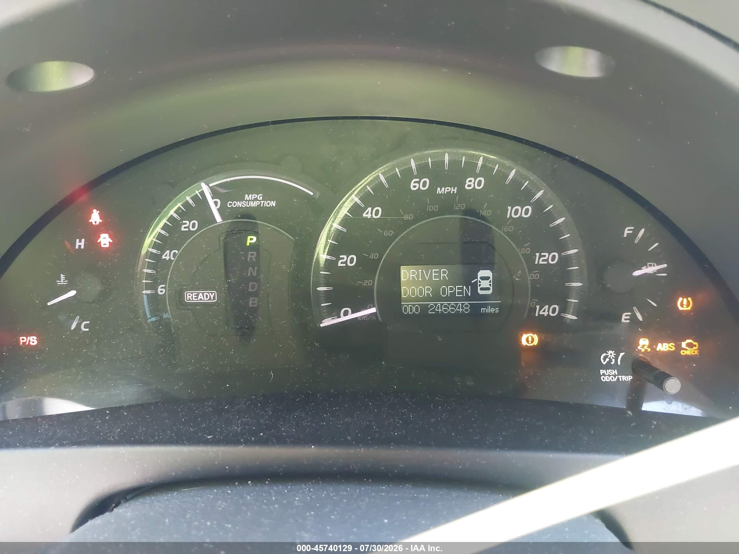 2009 Toyota Camry Hybrid   Blue vin: 4T1BB46K49U076499