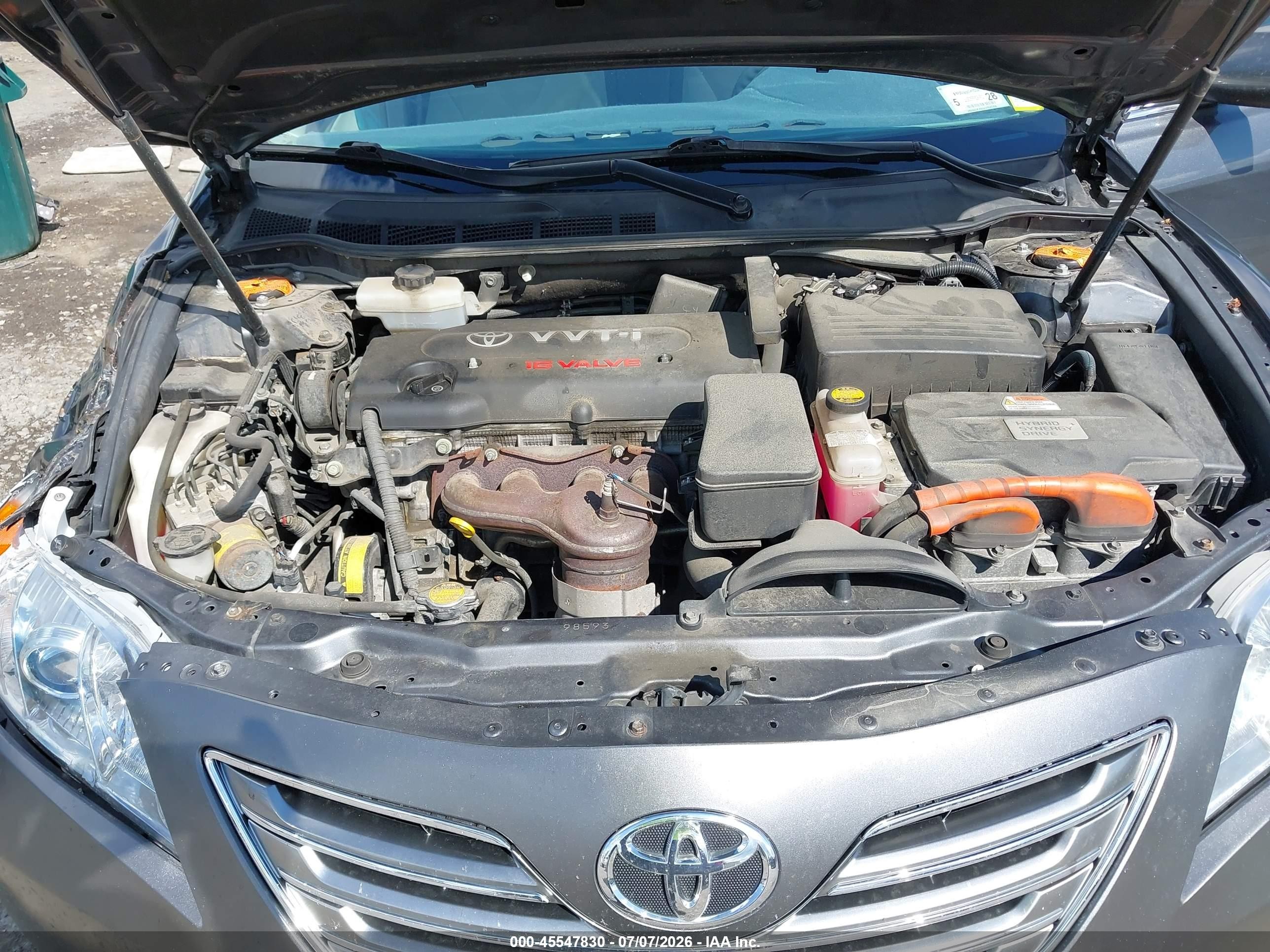 2009 Toyota Camry Hybrid   Gray vin: 4T1BB46K49U078821