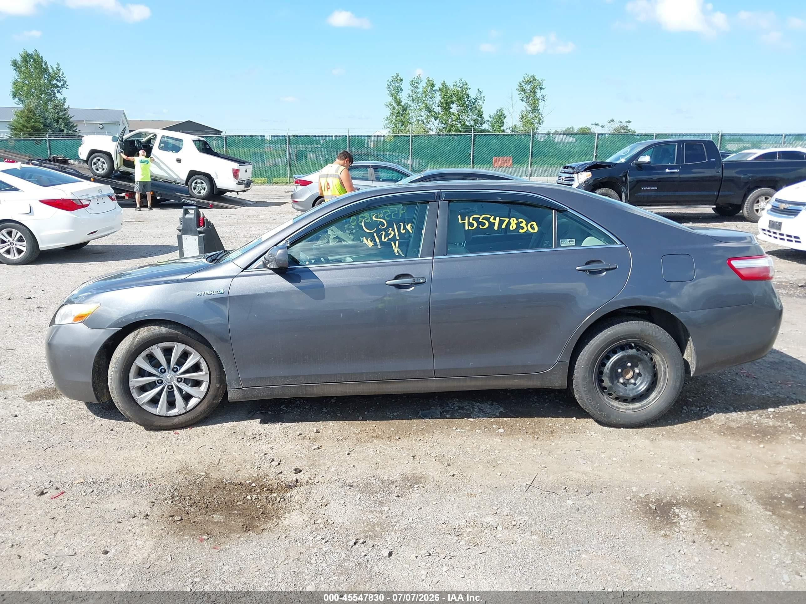2009 Toyota Camry Hybrid   Gray vin: 4T1BB46K49U078821