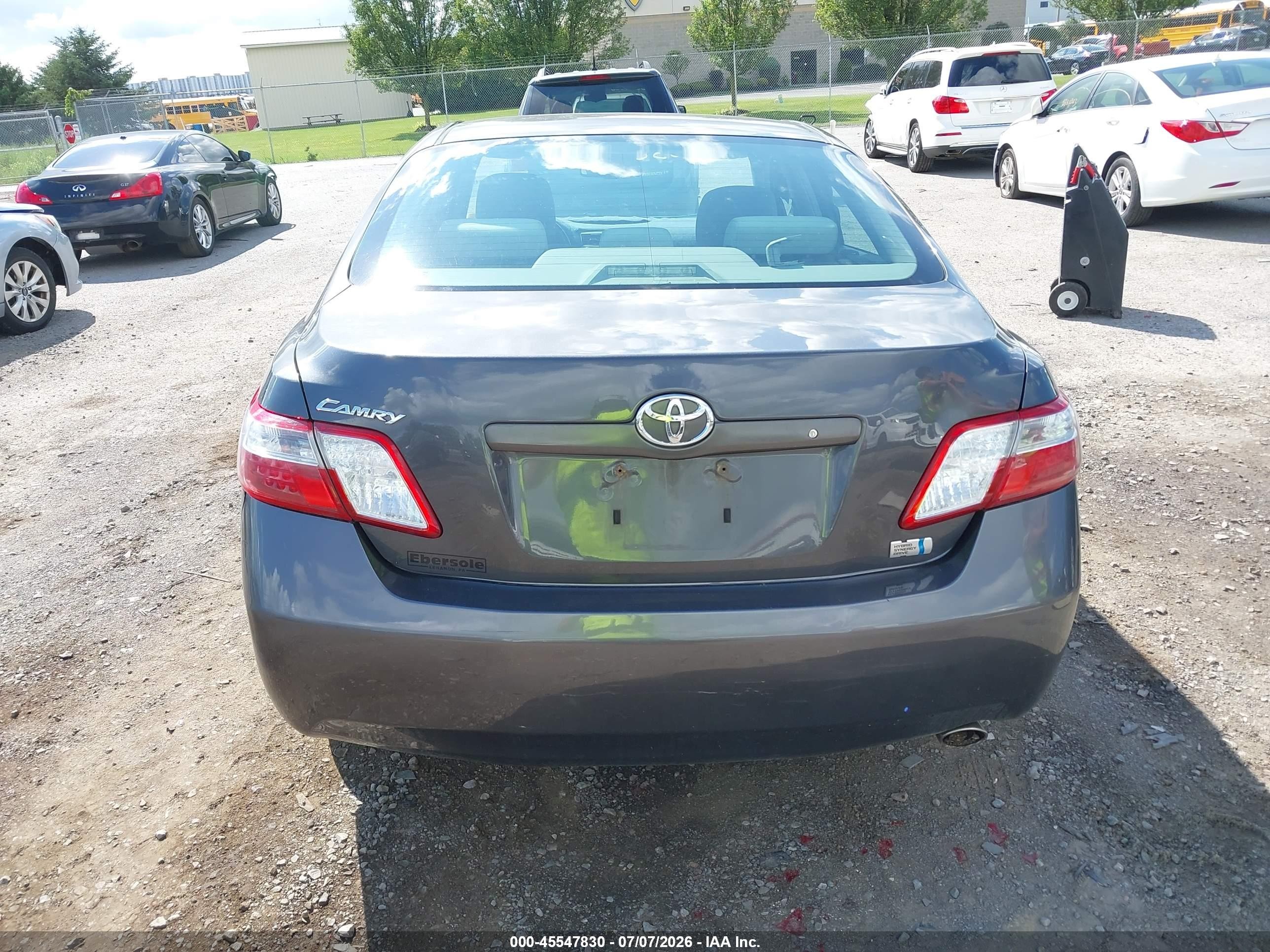 2009 Toyota Camry Hybrid   Gray vin: 4T1BB46K49U078821