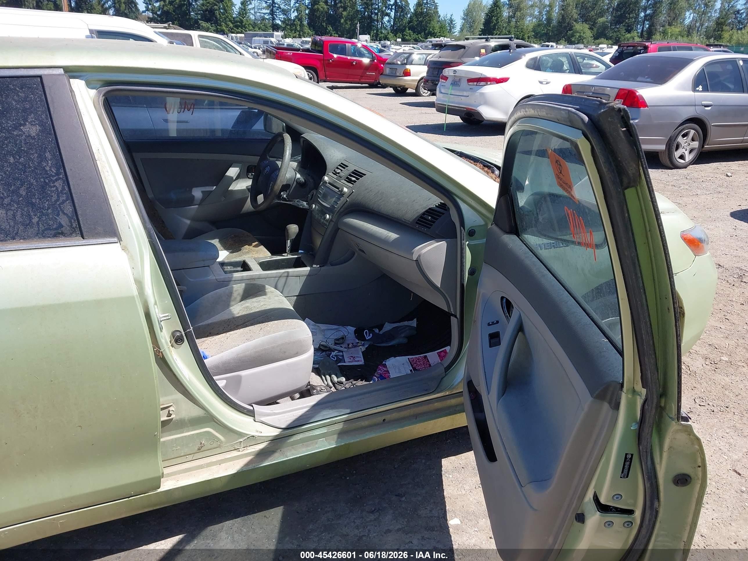 2009 Toyota Camry Hybrid   Green vin: 4T1BB46K49U082223