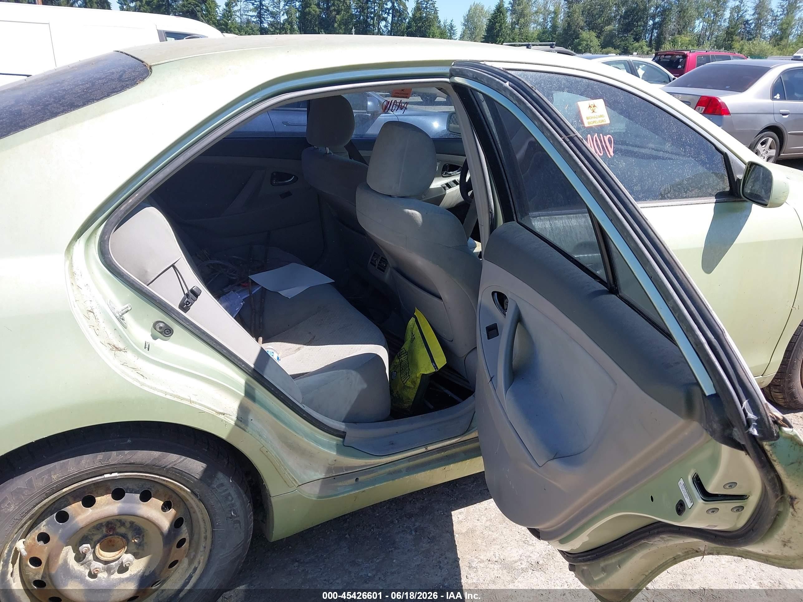 2009 Toyota Camry Hybrid   Green vin: 4T1BB46K49U082223