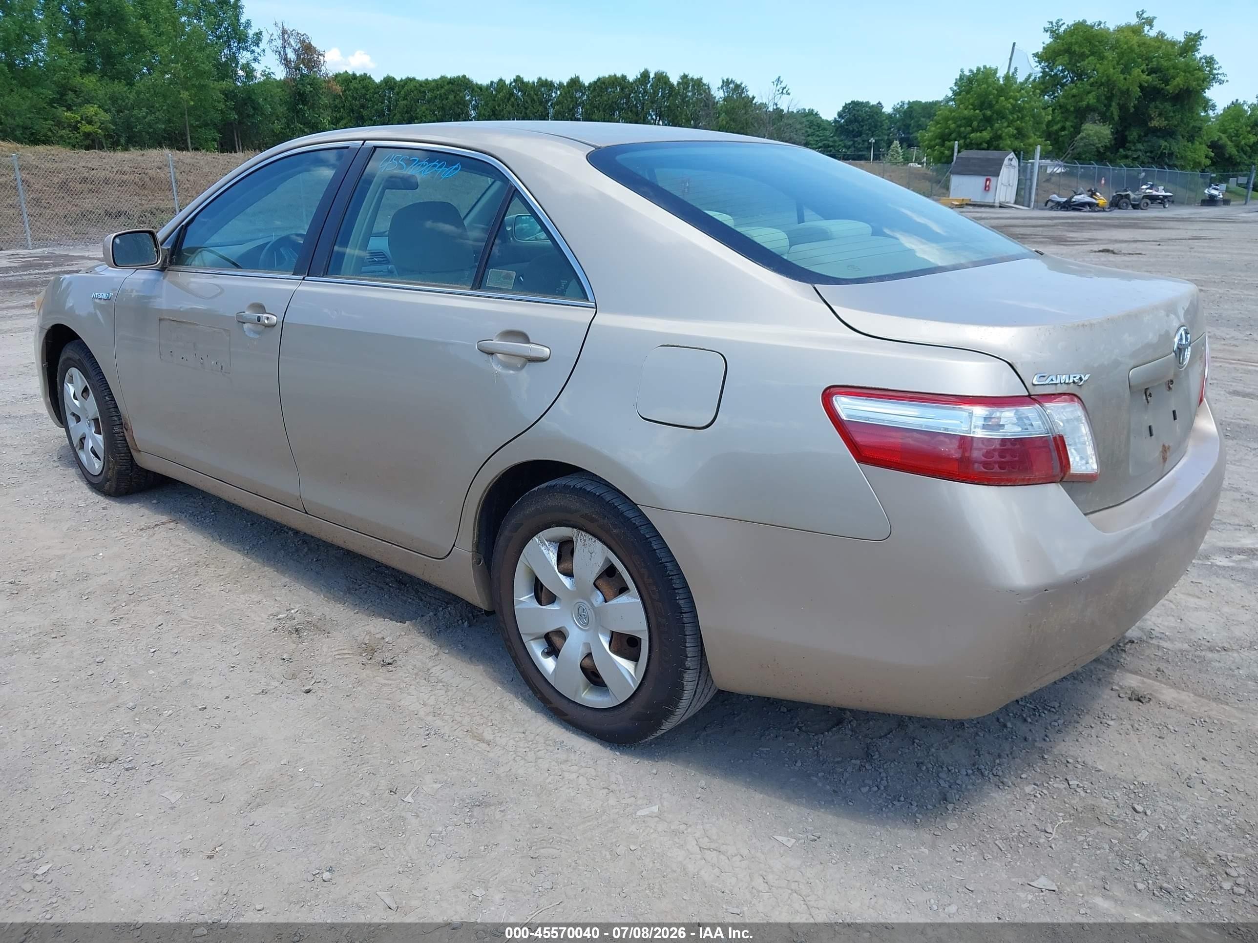 2009 Toyota Camry Hybrid   Tan vin: 4T1BB46K49U082349