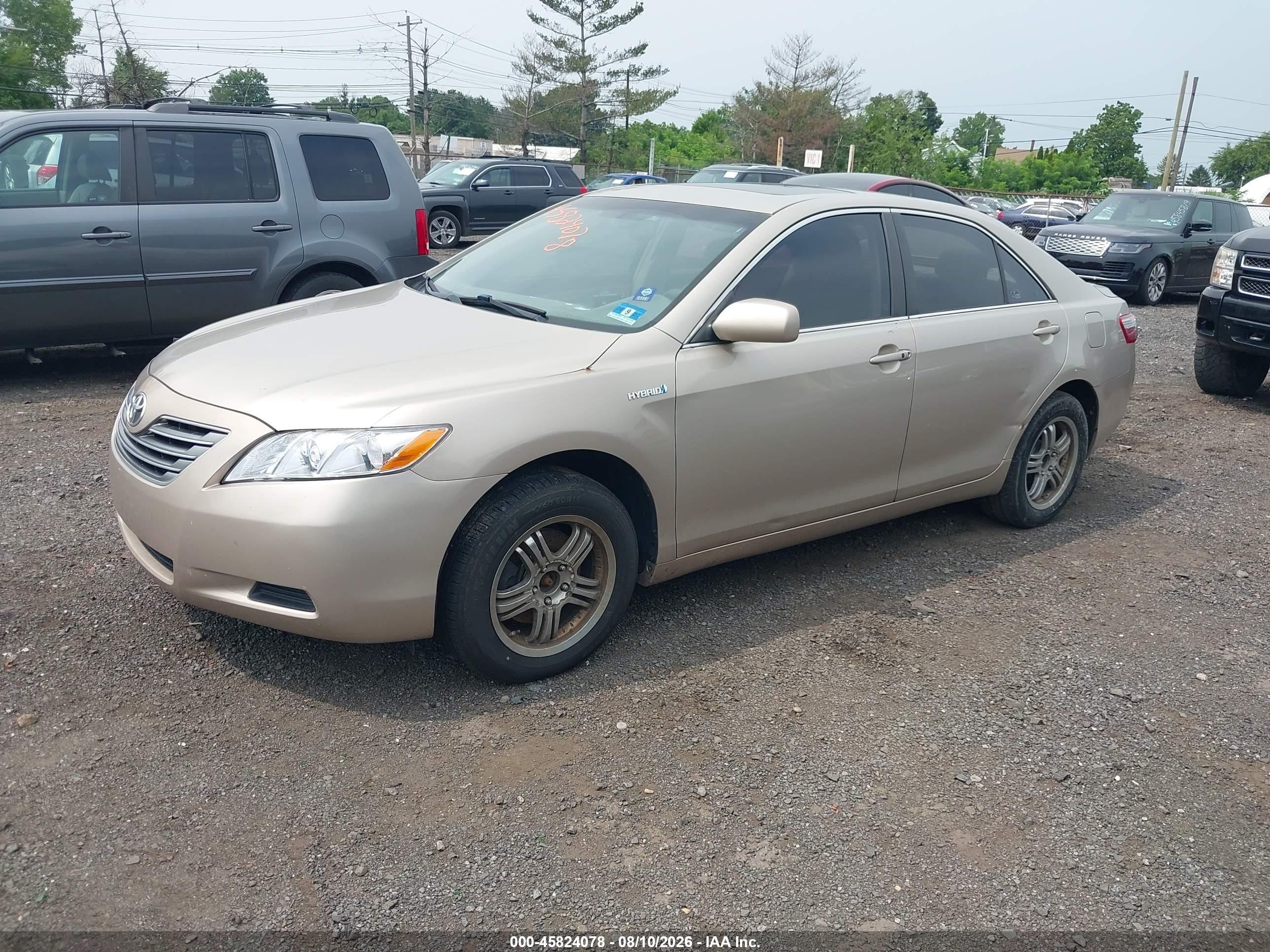 2009 Toyota Camry Hybrid   Gold vin: 4T1BB46K49U084344