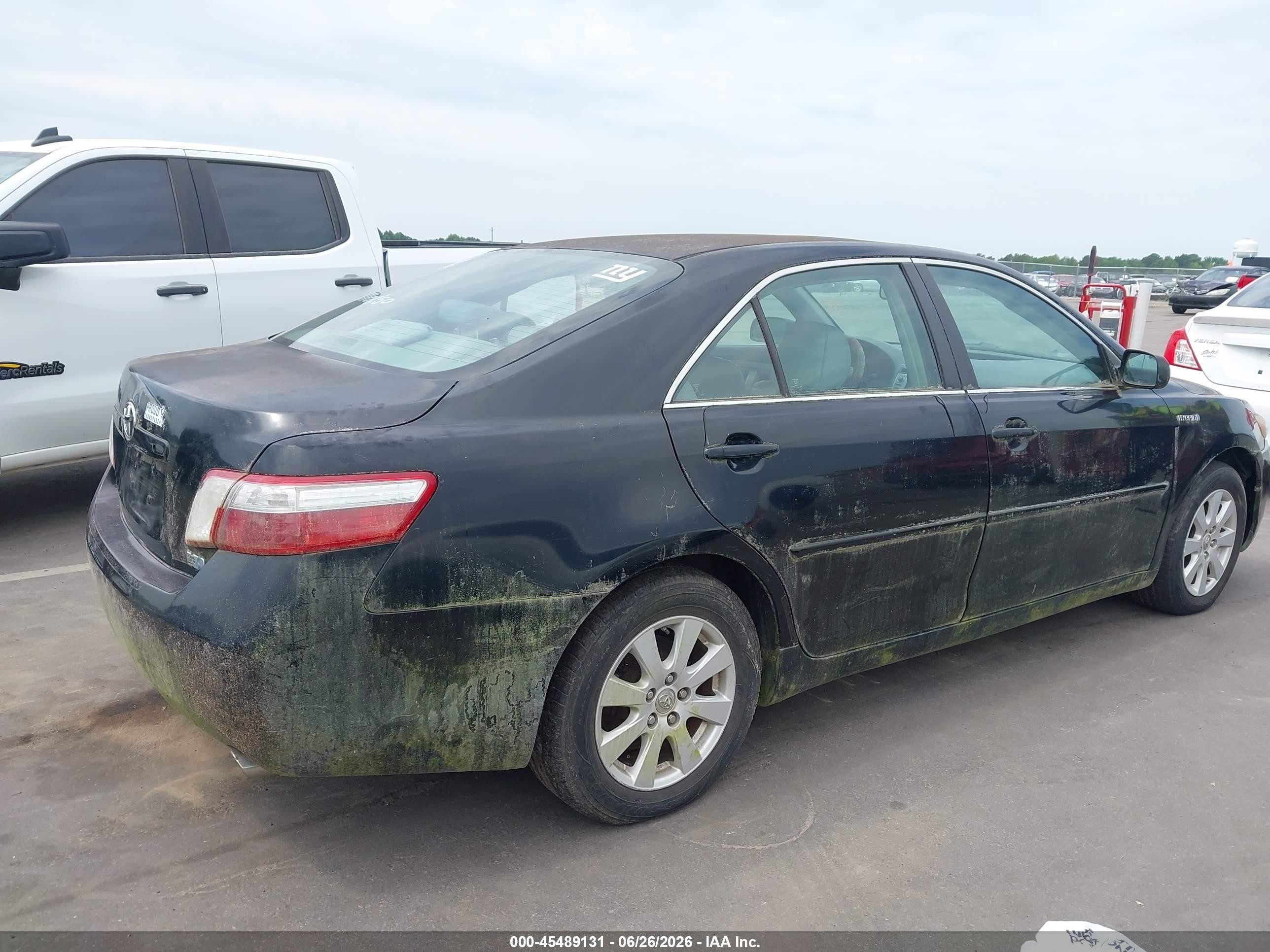 2009 Toyota Camry Hybrid   Black vin: 4T1BB46K49U098082