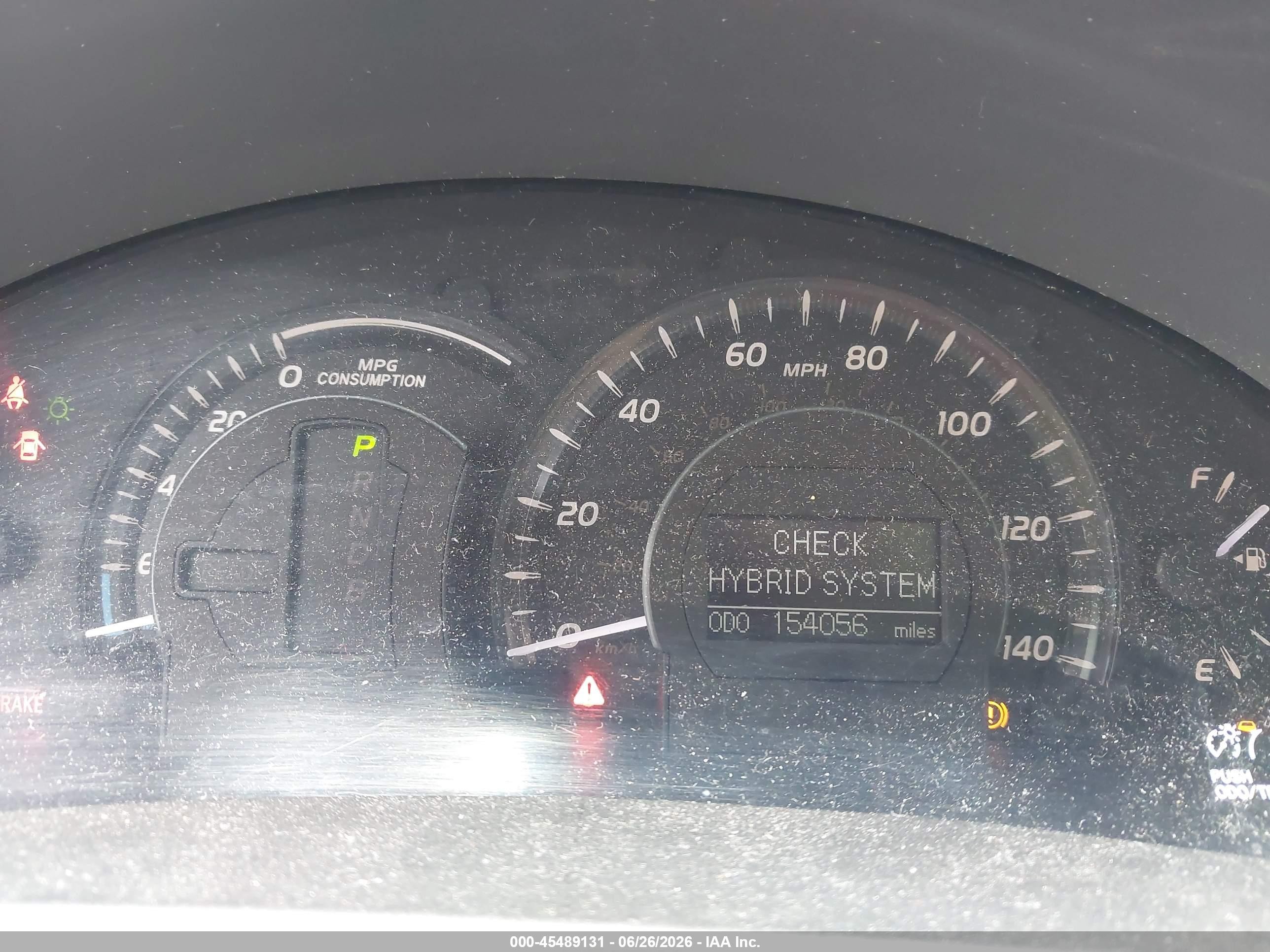 2009 Toyota Camry Hybrid   Black vin: 4T1BB46K49U098082