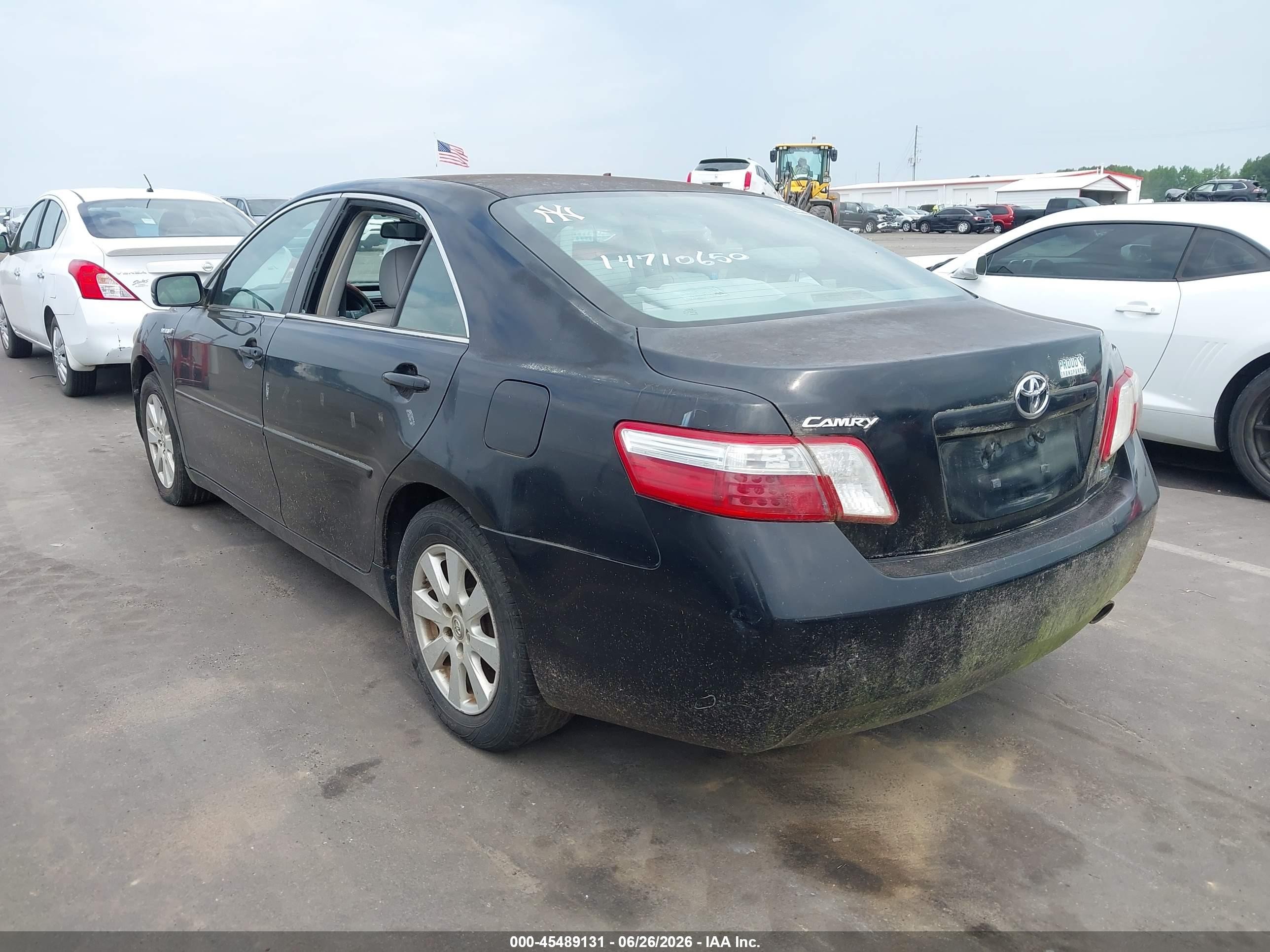 2009 Toyota Camry Hybrid   Black vin: 4T1BB46K49U098082