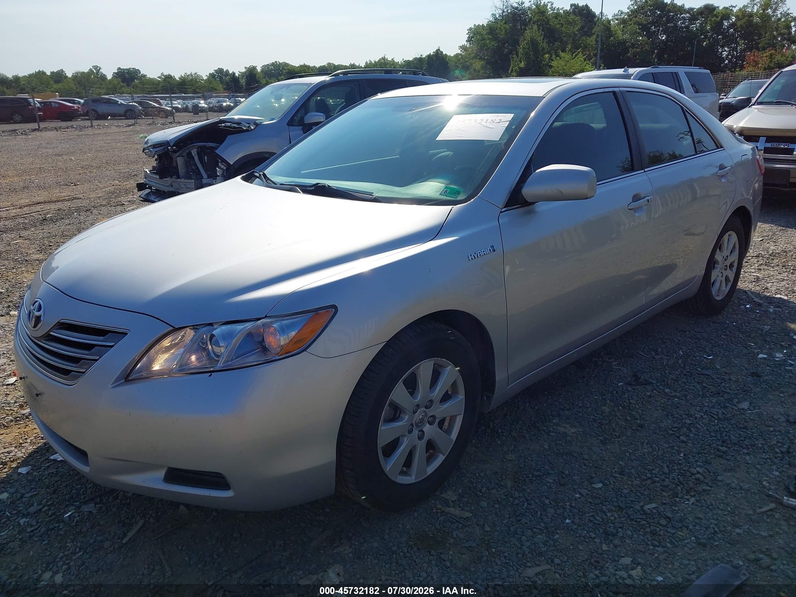 2009 Toyota Camry Hybrid   Silver vin: 4T1BB46K49U103992