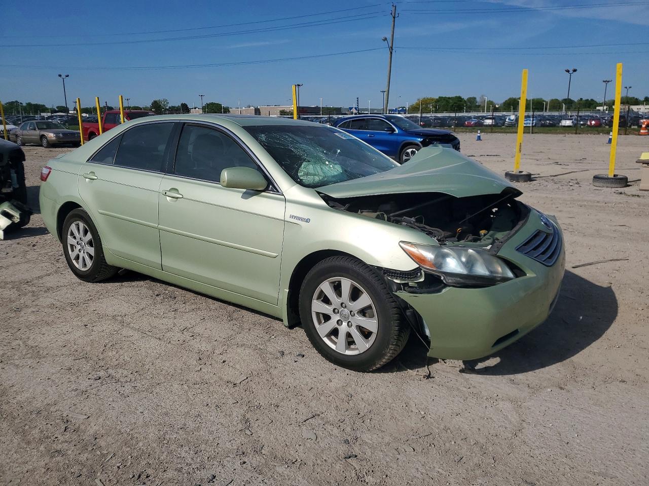 2007 Toyota Camry Hybrid Green vin: 4T1BB46K57U020598