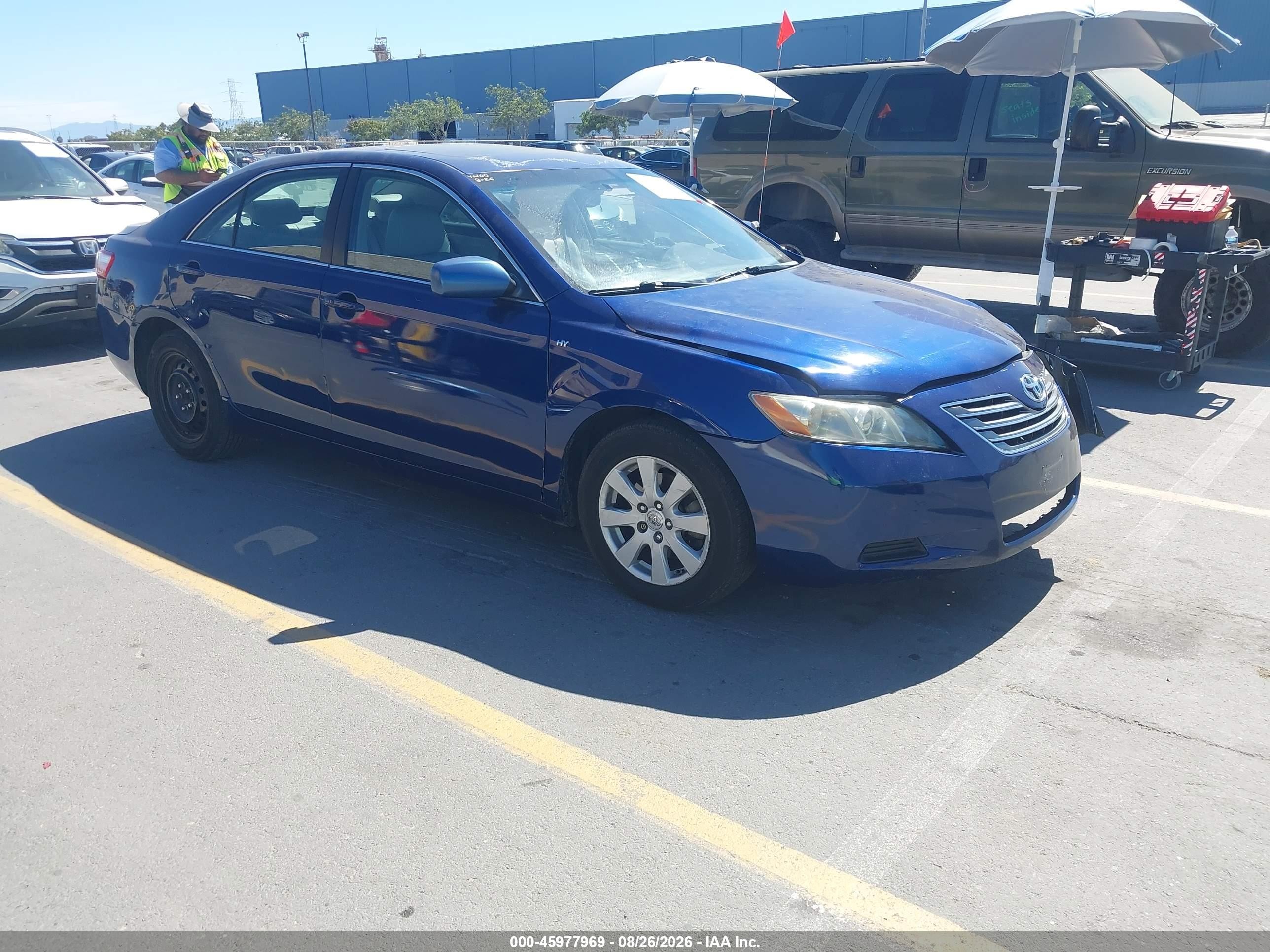 2008 Toyota Camry Hybrid   Синий vin: 4T1BB46K58U034681