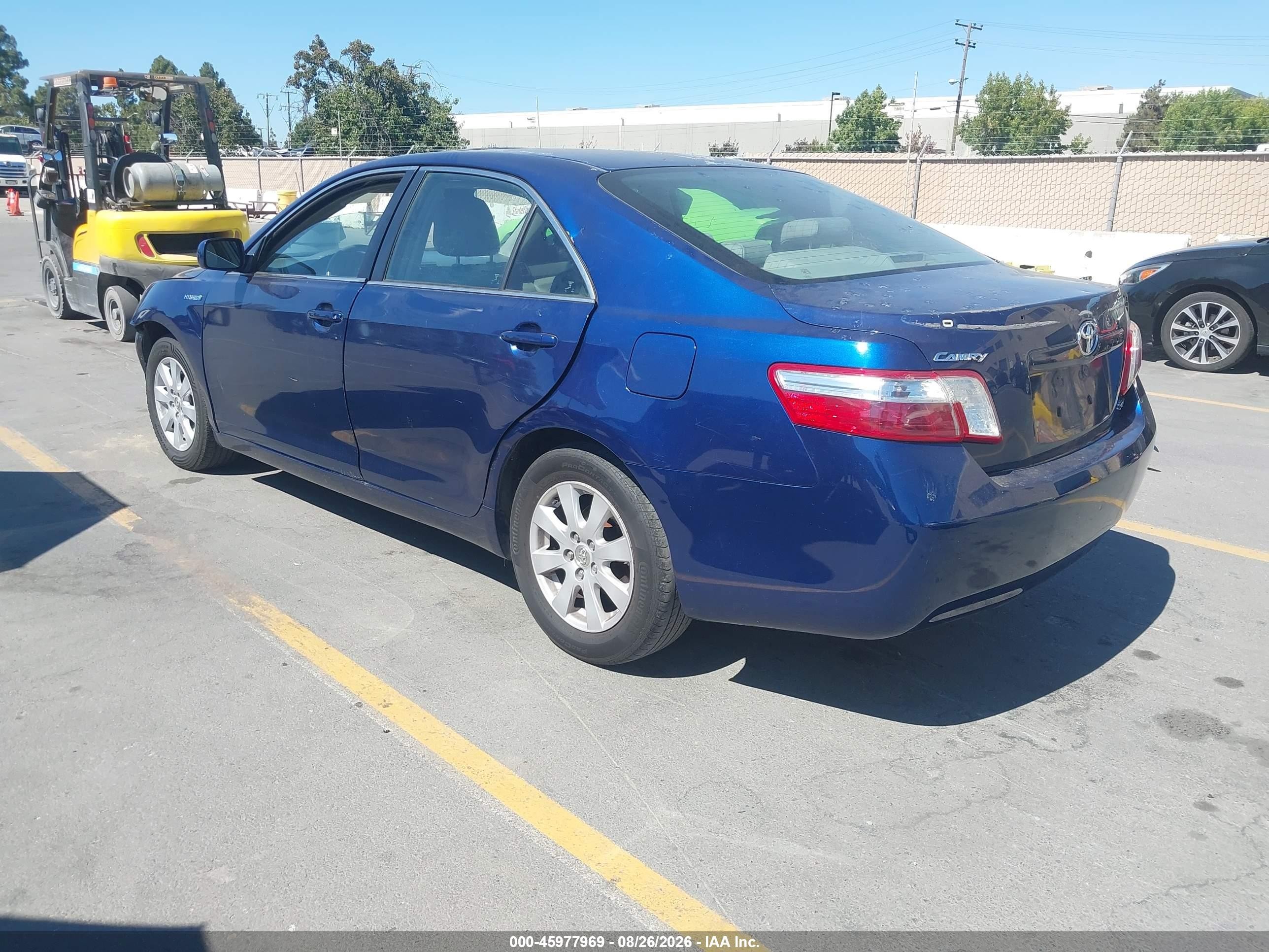 2008 Toyota Camry Hybrid   Синий vin: 4T1BB46K58U034681