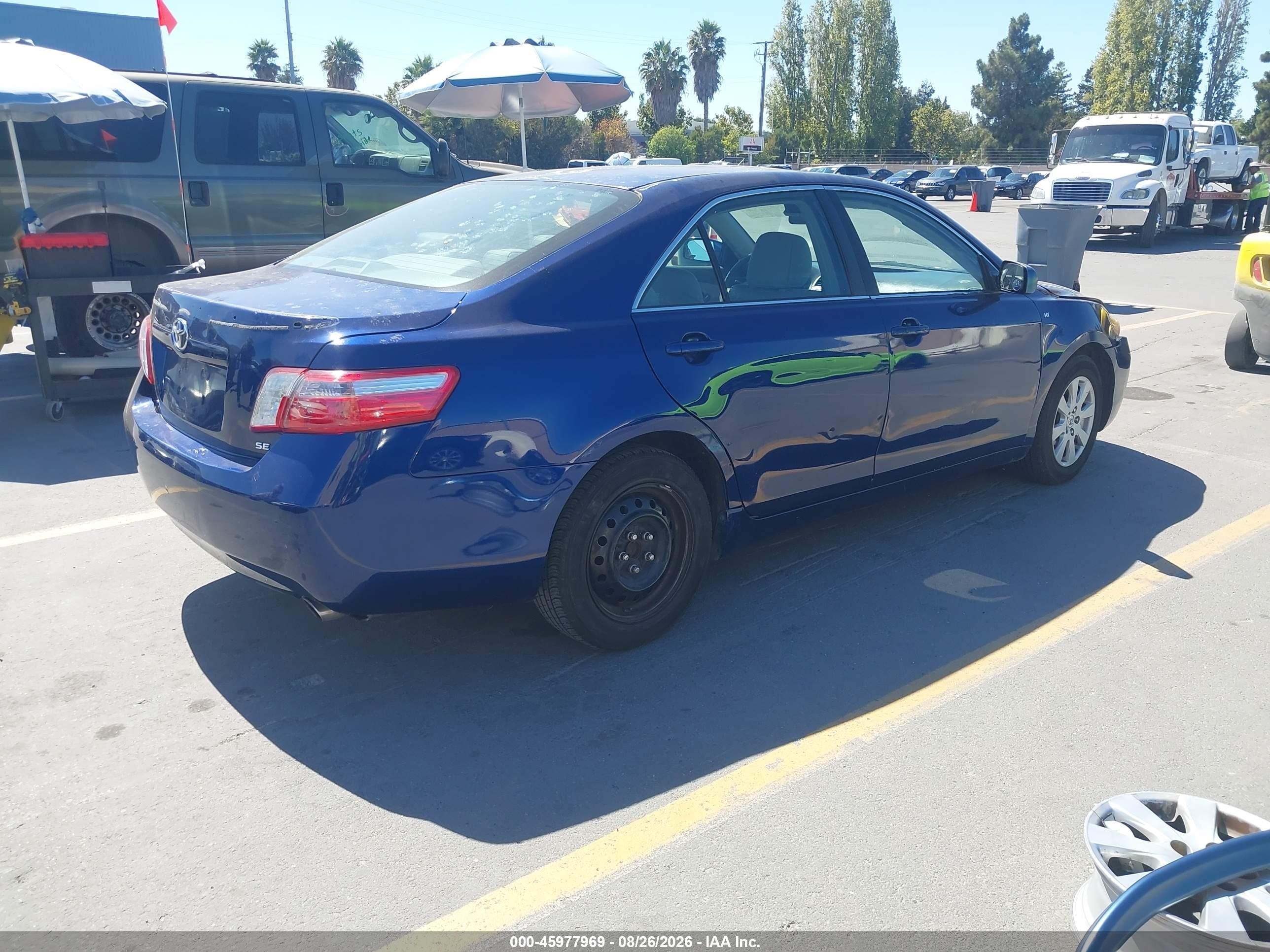 2008 Toyota Camry Hybrid   Синий vin: 4T1BB46K58U034681