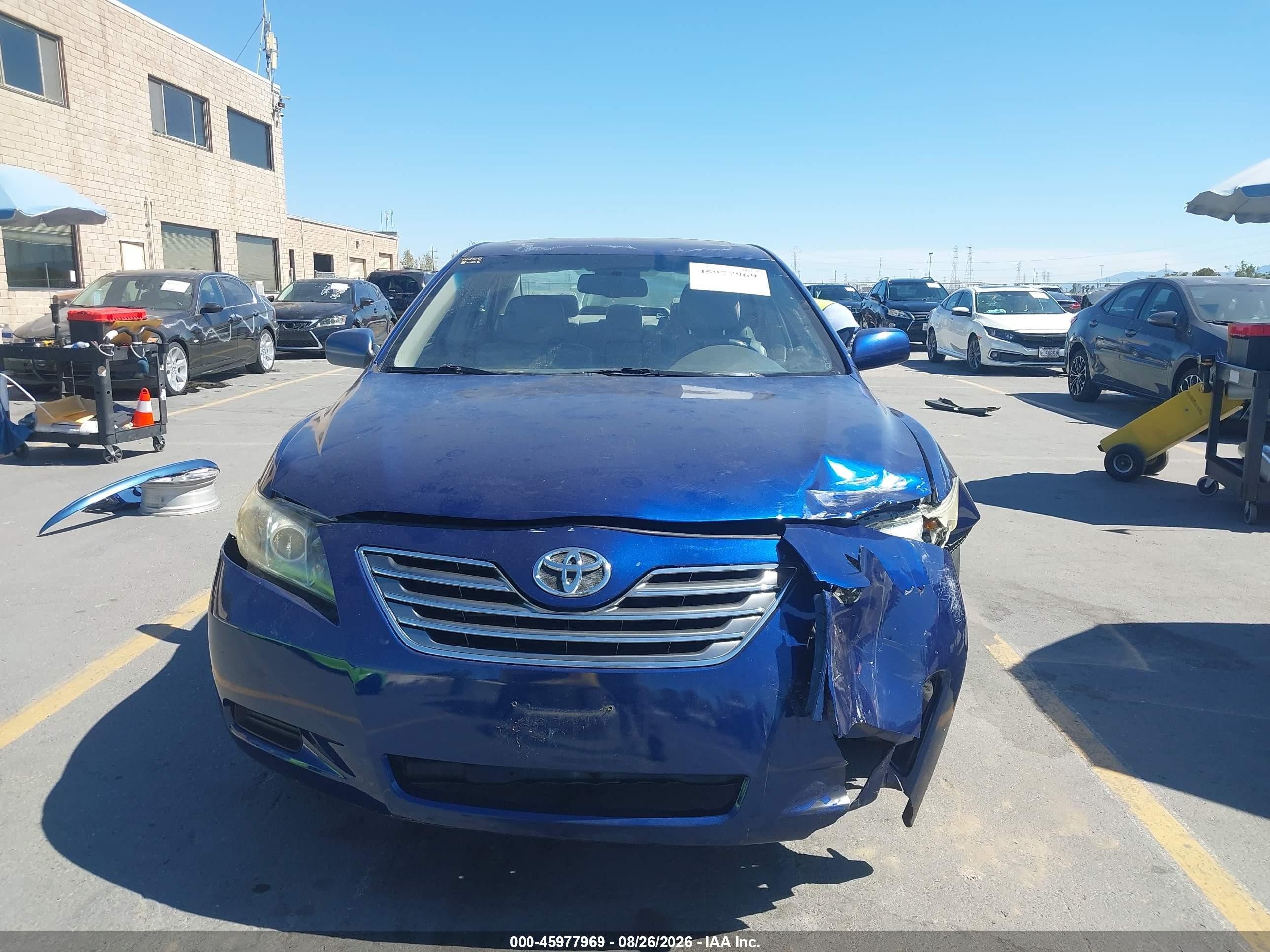 2008 Toyota Camry Hybrid   Синий vin: 4T1BB46K58U034681