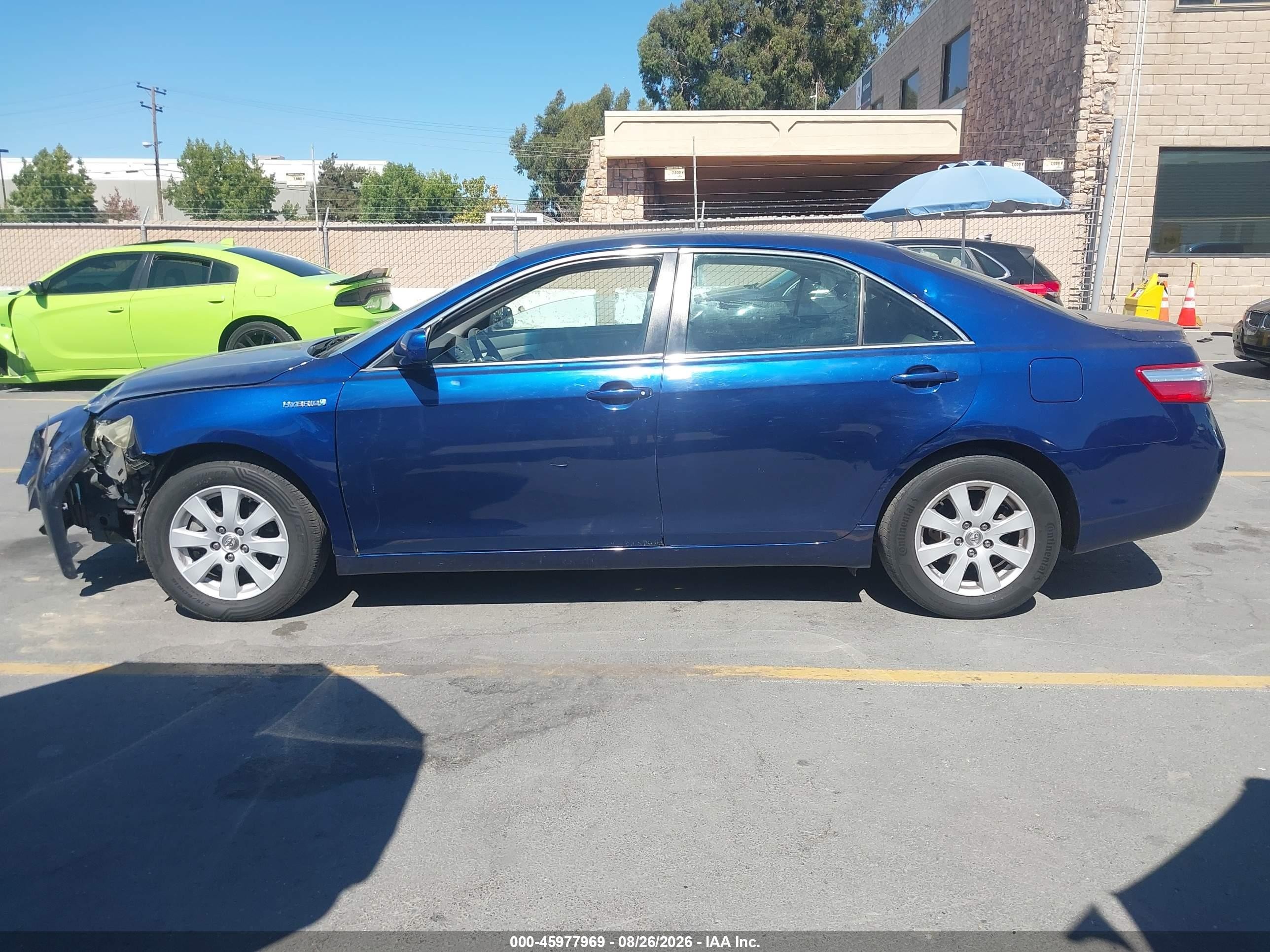 2008 Toyota Camry Hybrid   Синий vin: 4T1BB46K58U034681