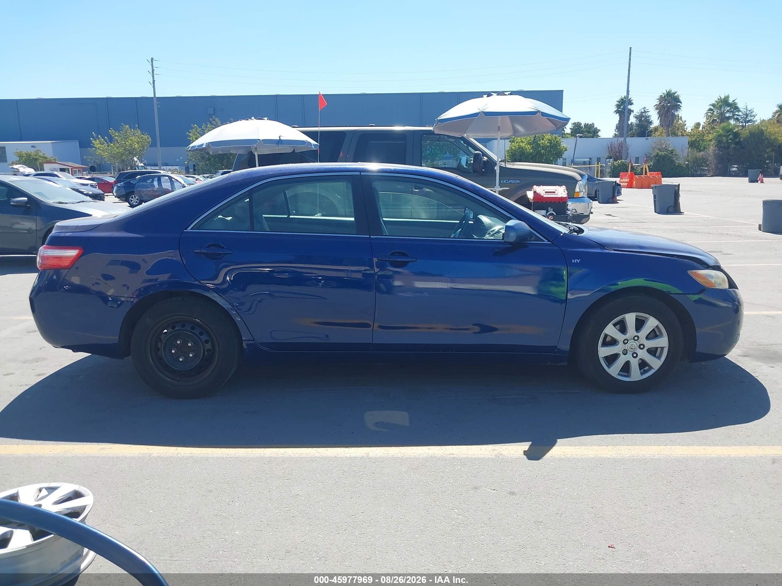 2008 Toyota Camry Hybrid   Синий vin: 4T1BB46K58U034681