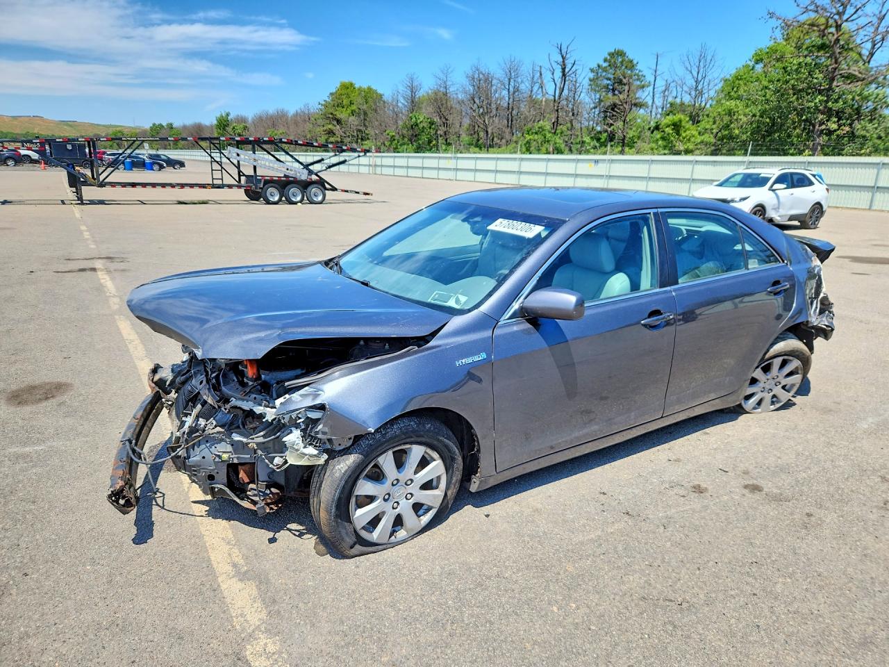 2008 Toyota Camry Hybrid Charcoal vin: 4T1BB46K58U036771