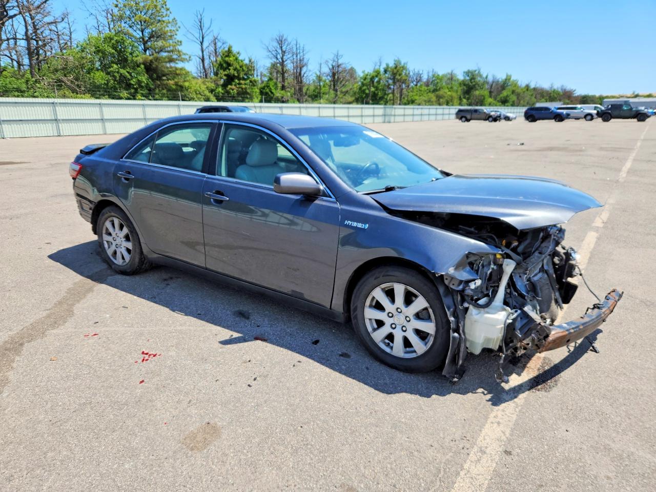 2008 Toyota Camry Hybrid Charcoal vin: 4T1BB46K58U036771