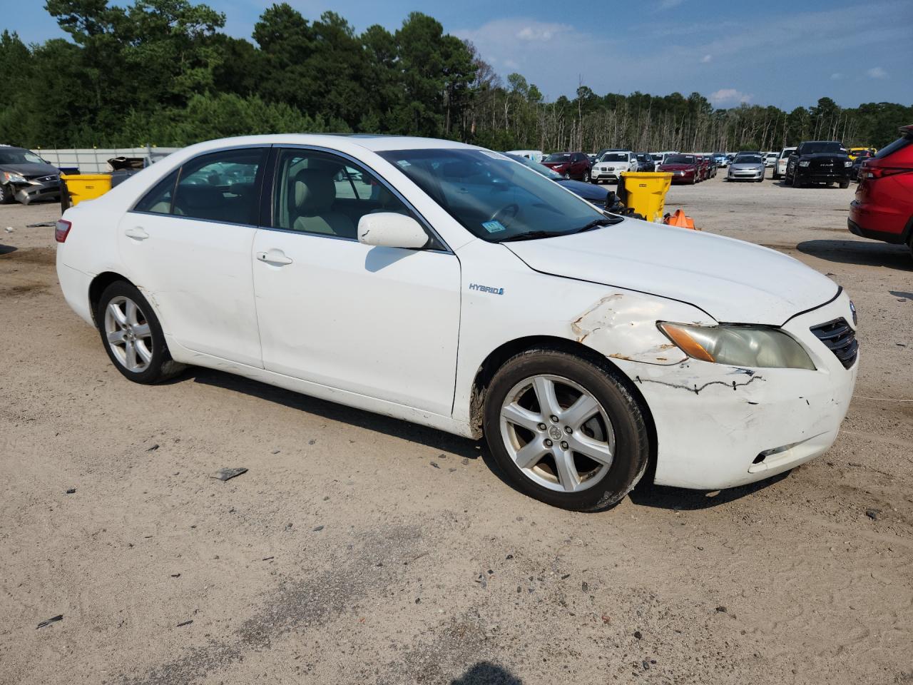 2008 Toyota Camry Hybrid White vin: 4T1BB46K58U048063