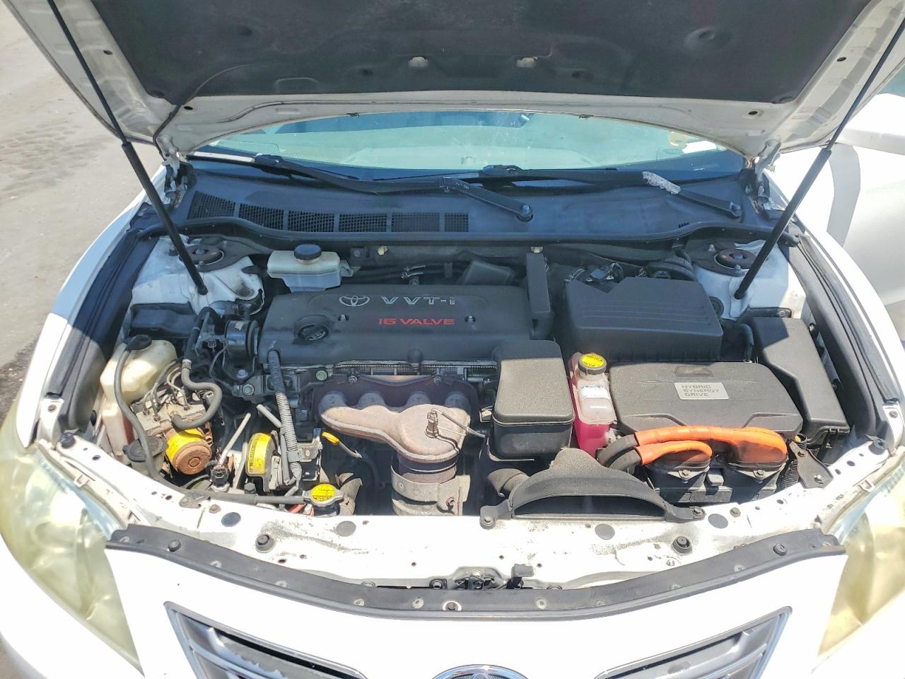 2008 Toyota Camry Hybrid White vin: 4T1BB46K58U056244
