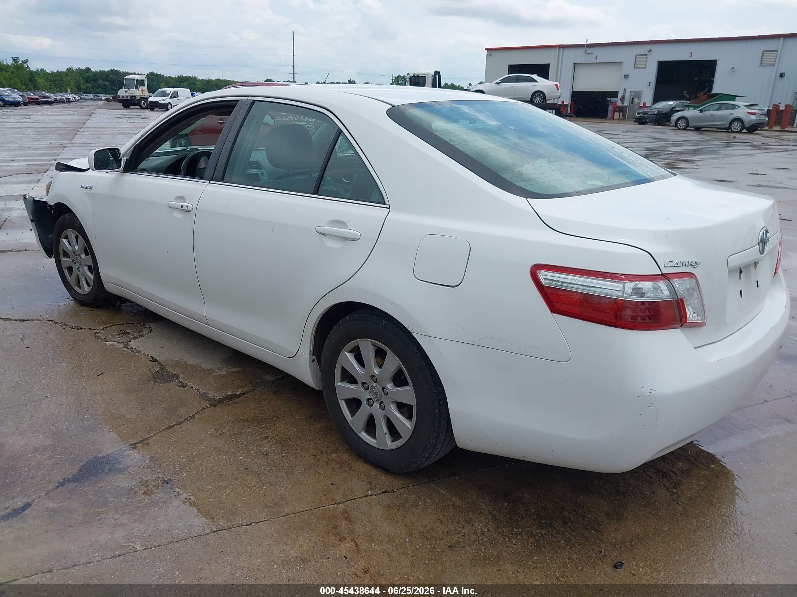 2008 Toyota Camry Hybrid White vin: 4T1BB46K58U060715