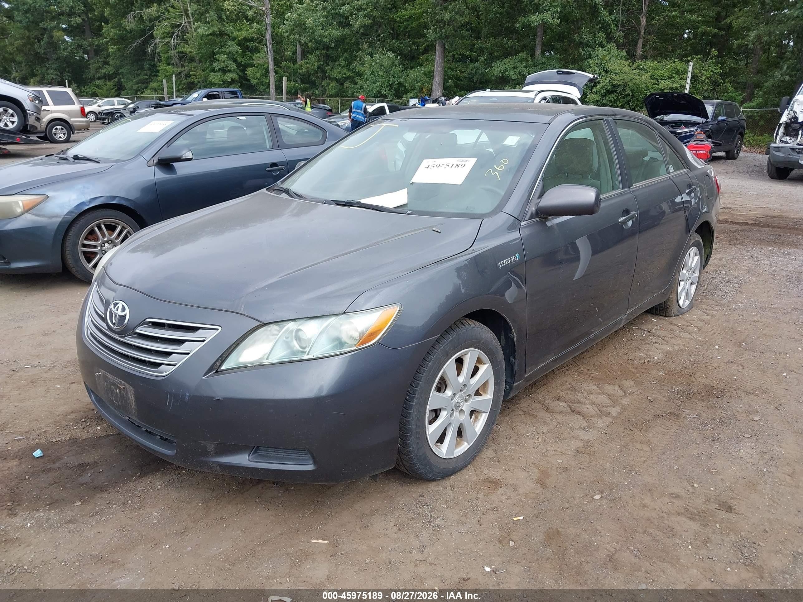 2009 Toyota Camry Hybrid   Gray vin: 4T1BB46K59U064992