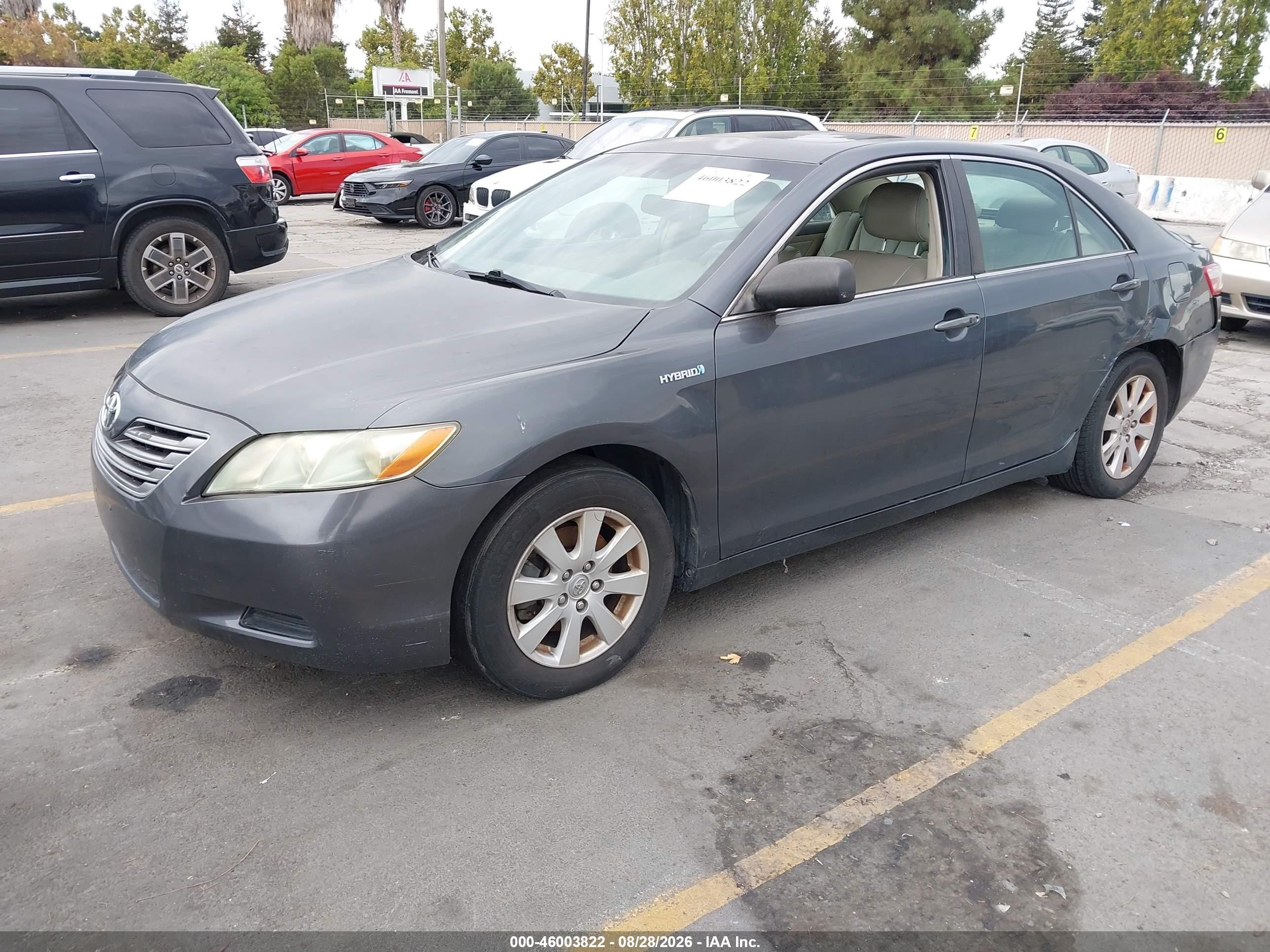 2009 Toyota Camry Hybrid   Серый vin: 4T1BB46K59U067682