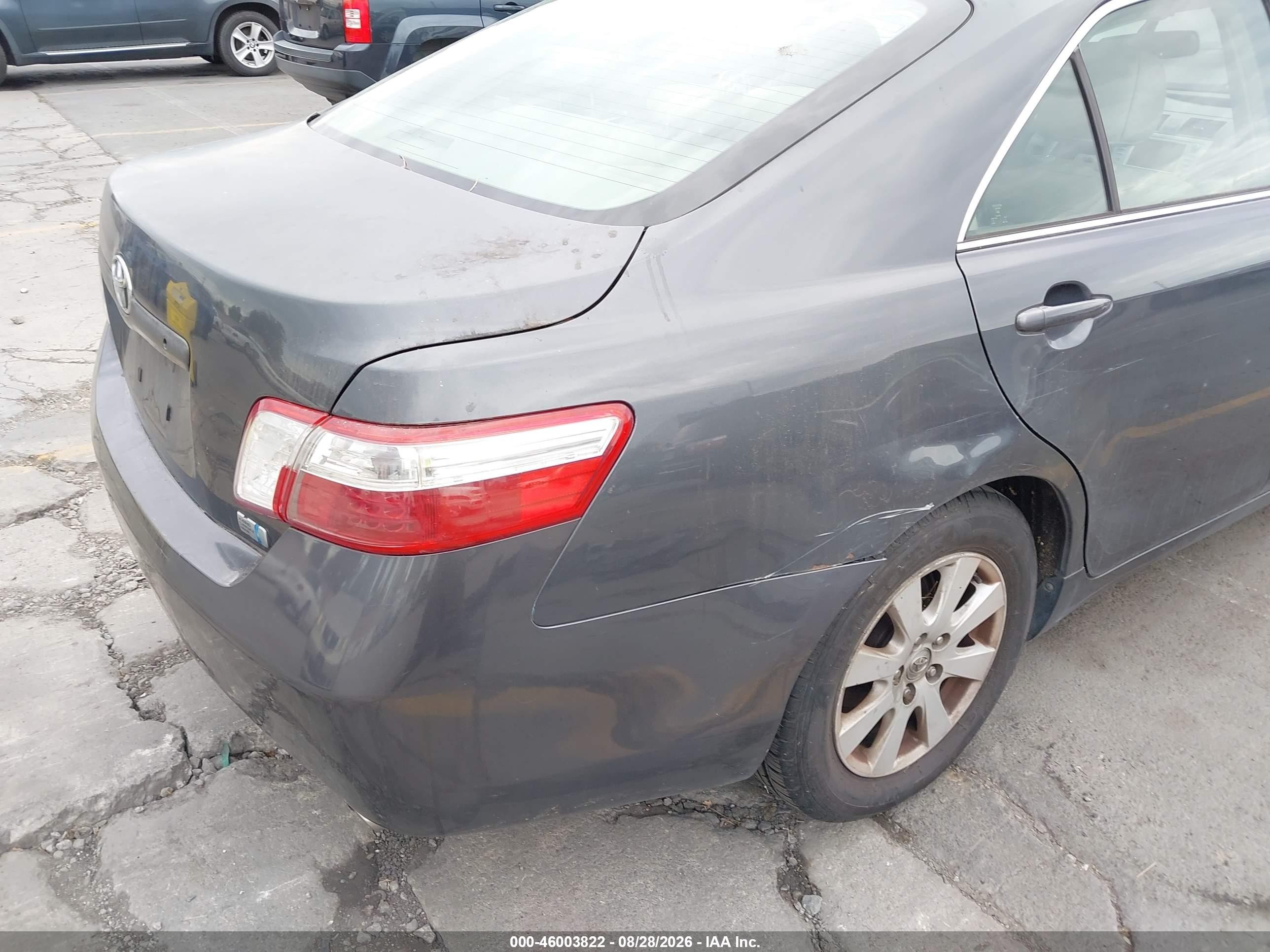 2009 Toyota Camry Hybrid   Серый vin: 4T1BB46K59U067682
