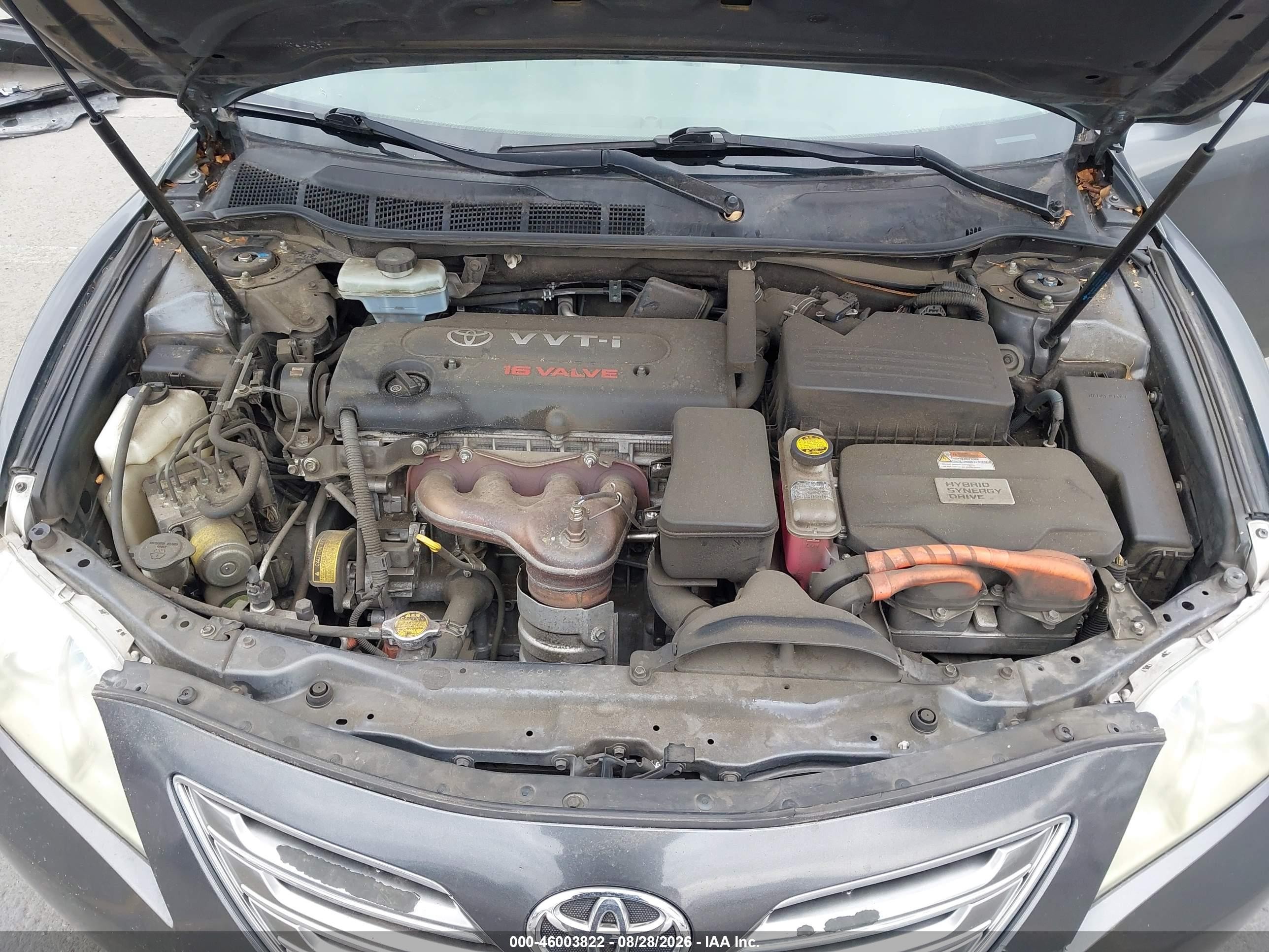2009 Toyota Camry Hybrid   Серый vin: 4T1BB46K59U067682