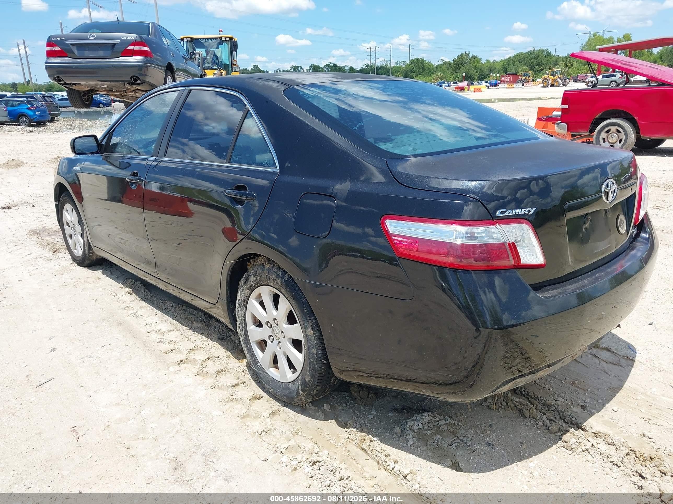 2009 Toyota Camry Hybrid   Black vin: 4T1BB46K59U068699
