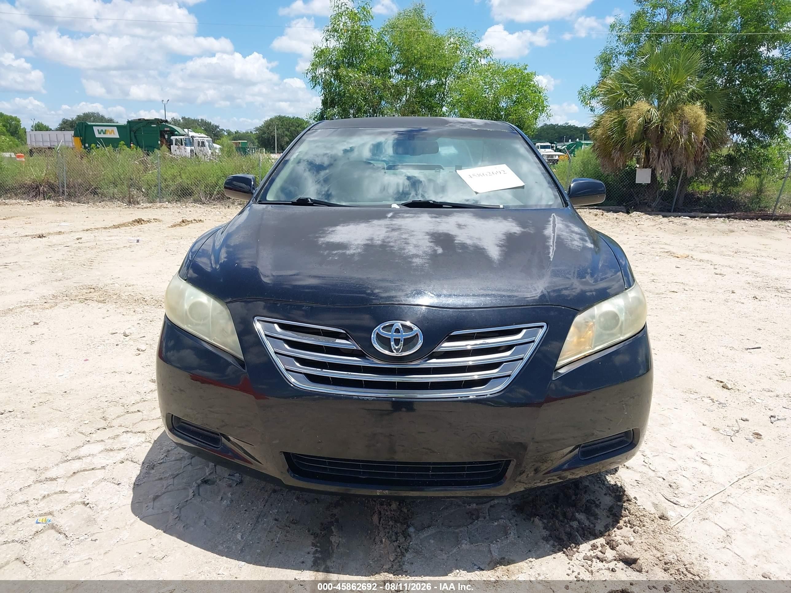 2009 Toyota Camry Hybrid   Black vin: 4T1BB46K59U068699