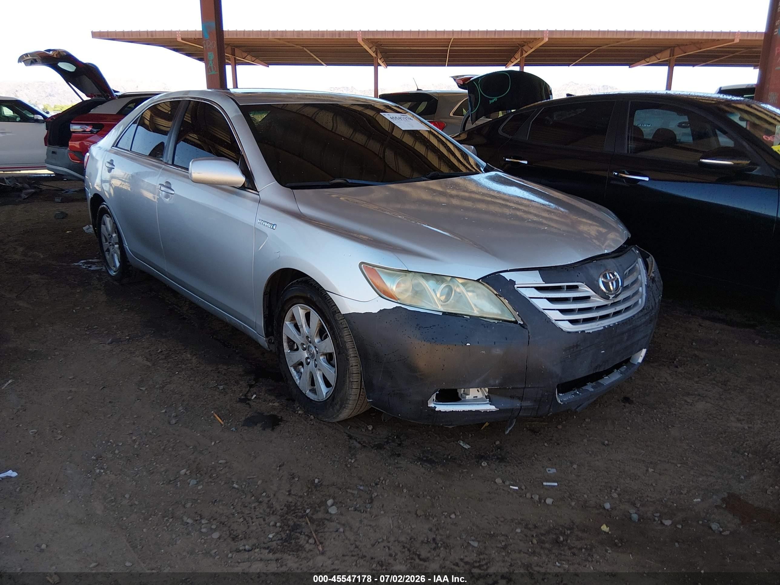 2009 Toyota Camry Hybrid   Silver vin: 4T1BB46K59U074678