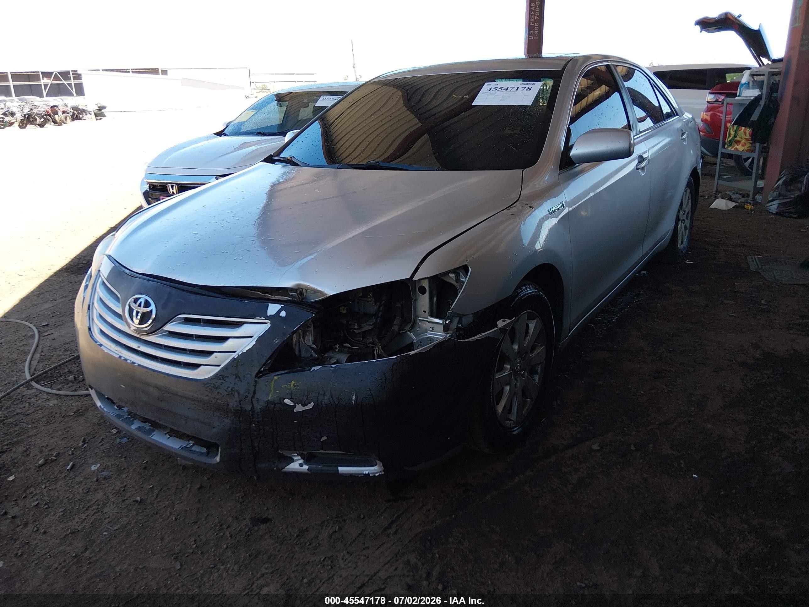 2009 Toyota Camry Hybrid   Silver vin: 4T1BB46K59U074678