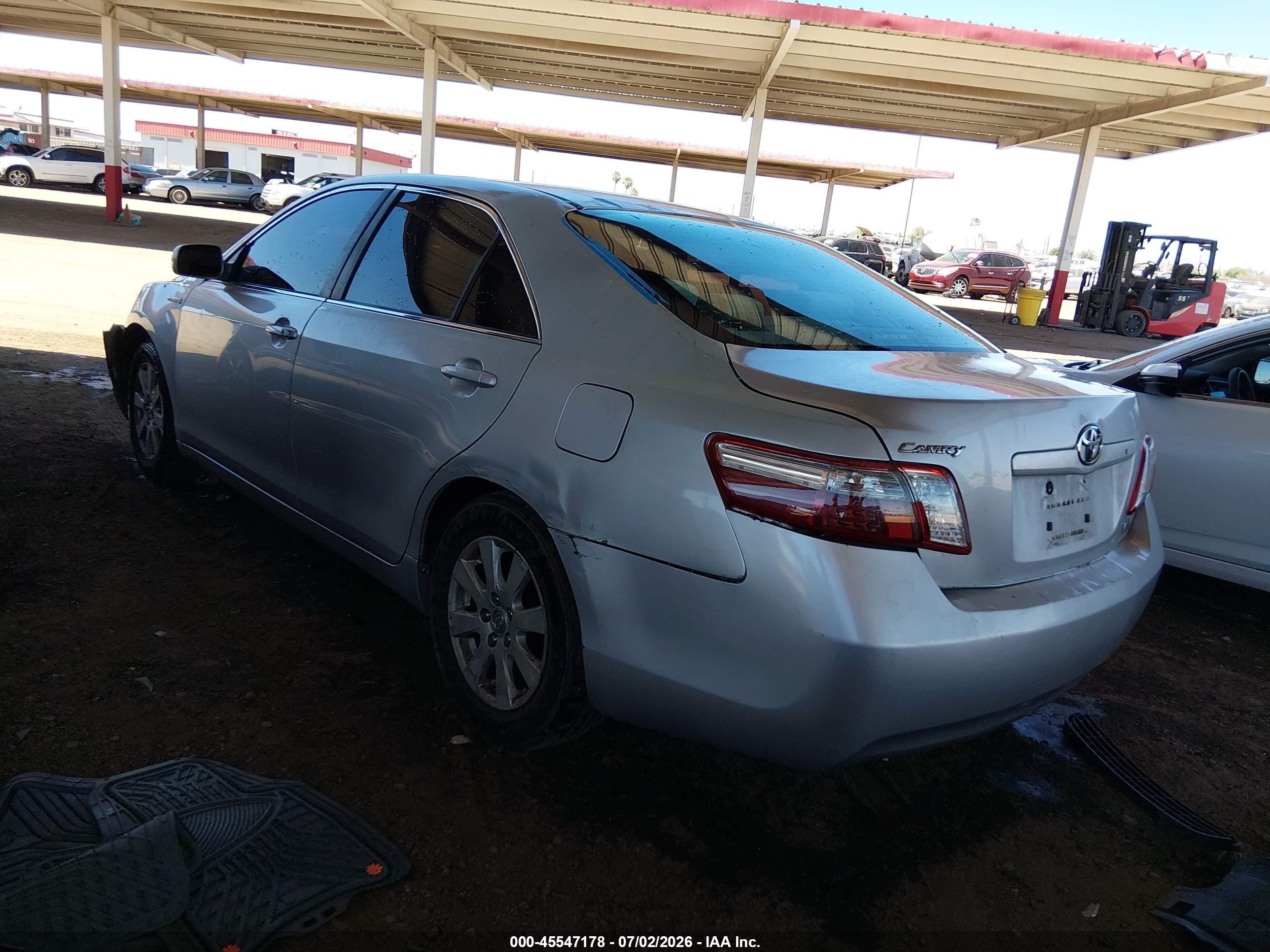 2009 Toyota Camry Hybrid   Silver vin: 4T1BB46K59U074678
