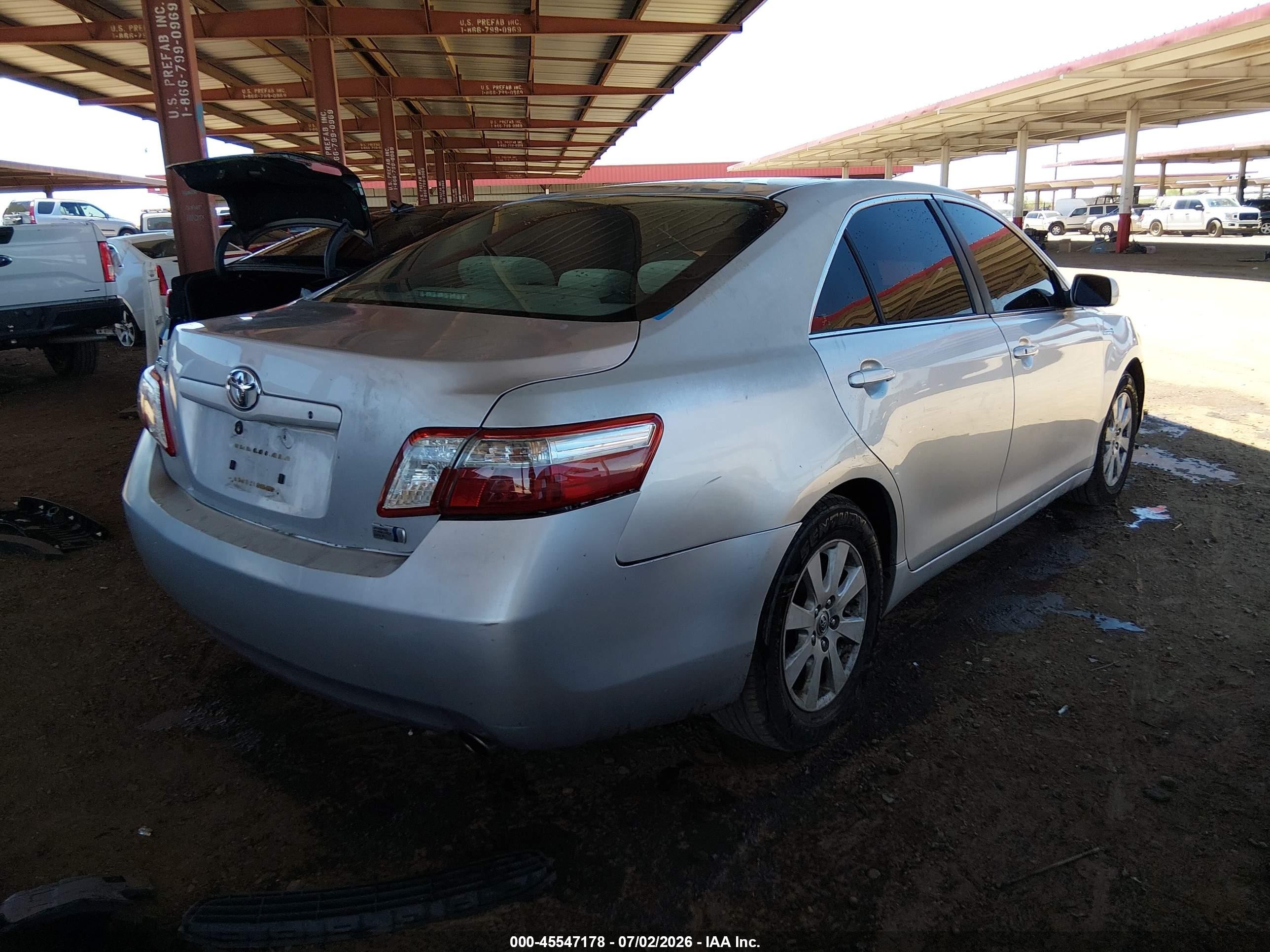 2009 Toyota Camry Hybrid   Silver vin: 4T1BB46K59U074678