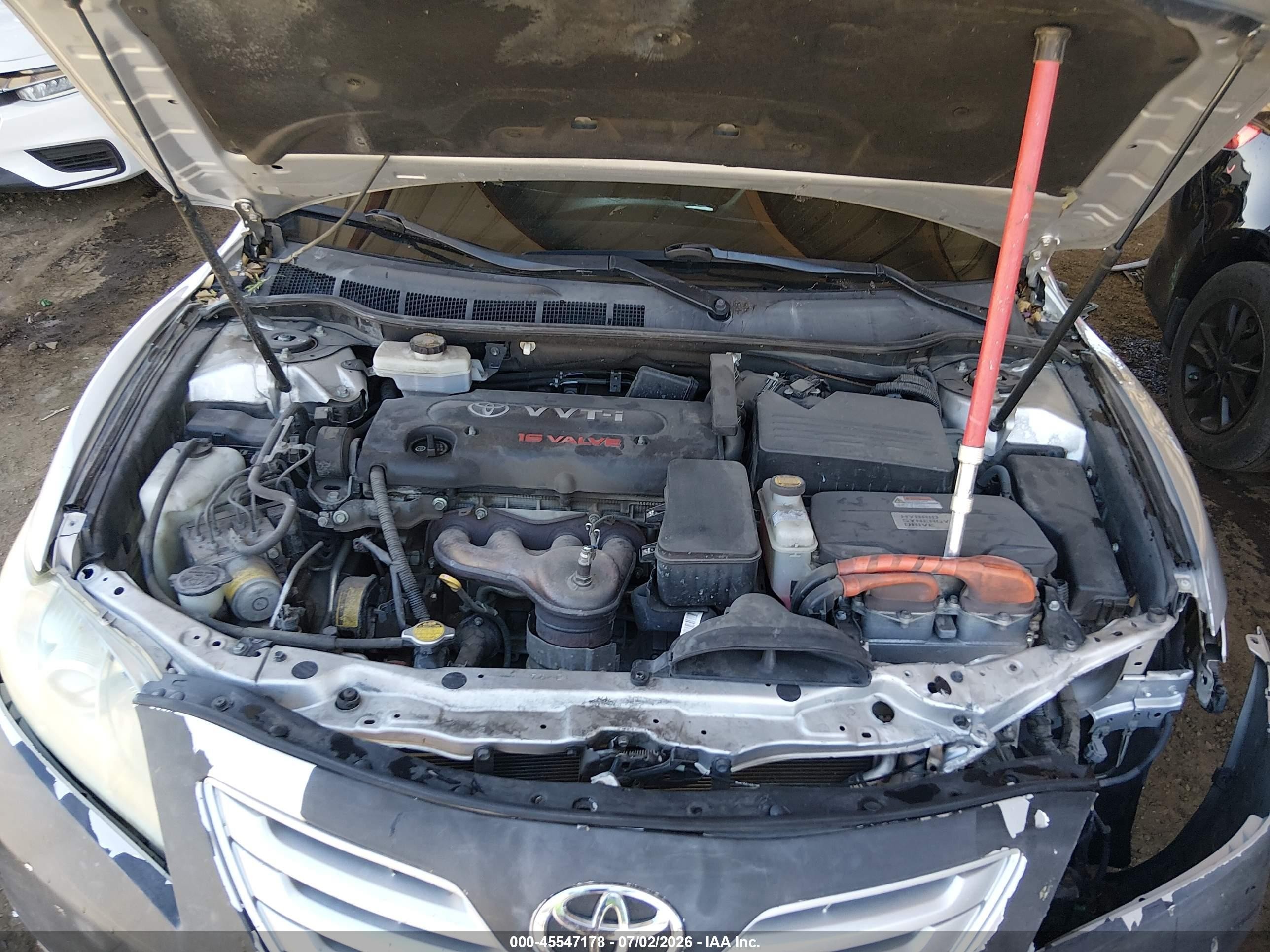 2009 Toyota Camry Hybrid   Silver vin: 4T1BB46K59U074678