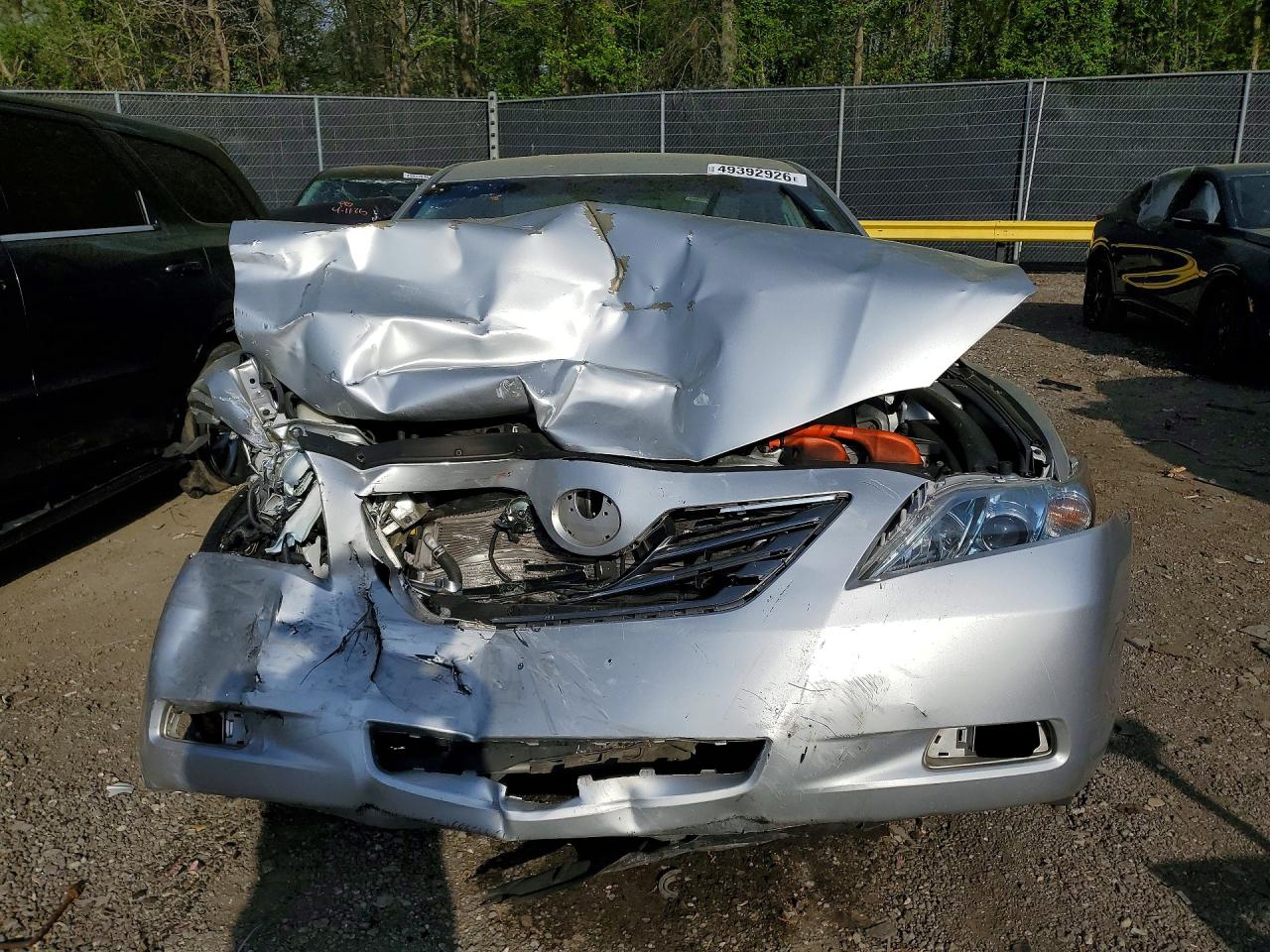 2009 Toyota Camry Hybrid Серебряный vin: 4T1BB46K59U081744