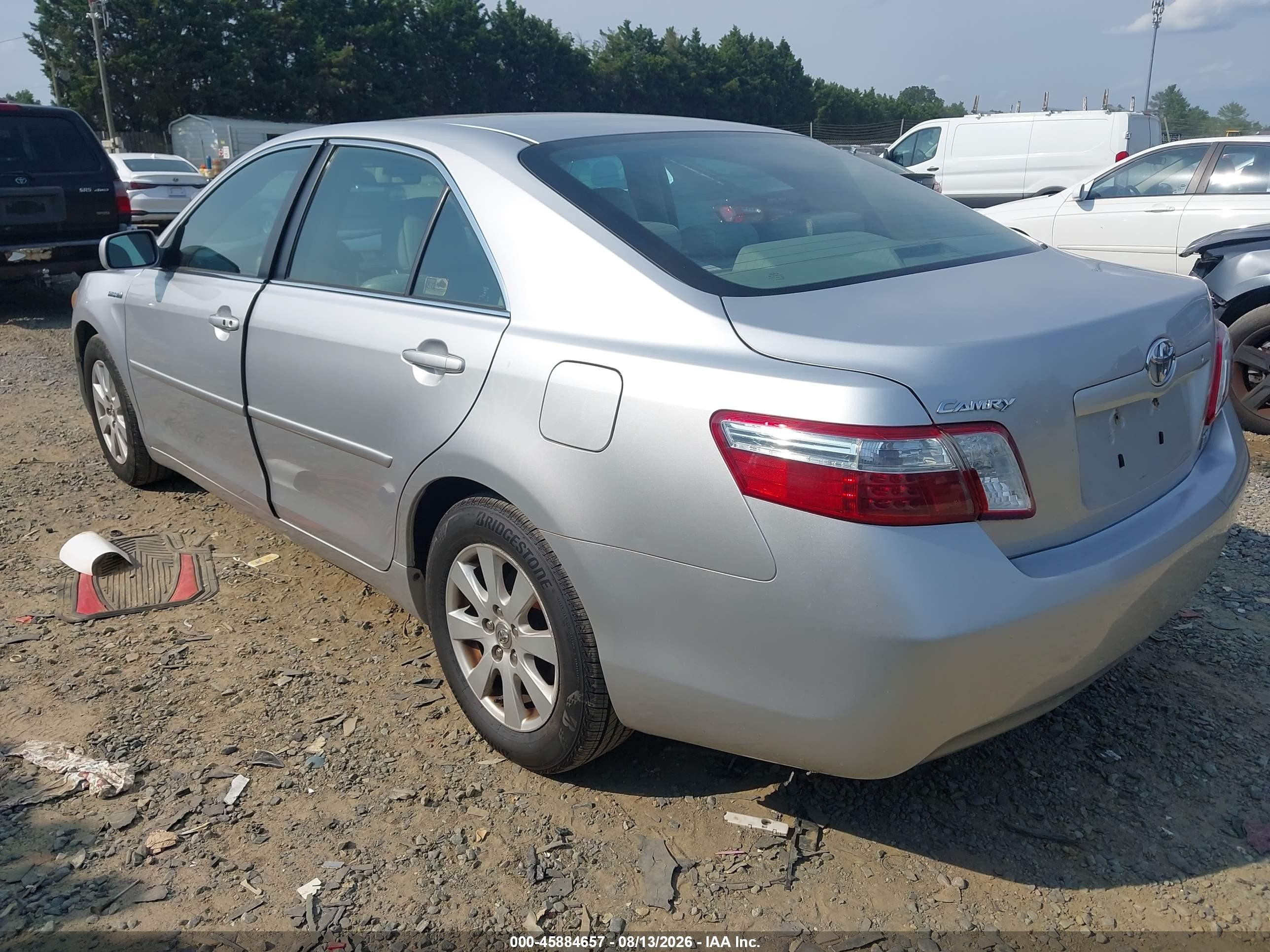 2009 Toyota Camry Hybrid   Silver vin: 4T1BB46K59U085177