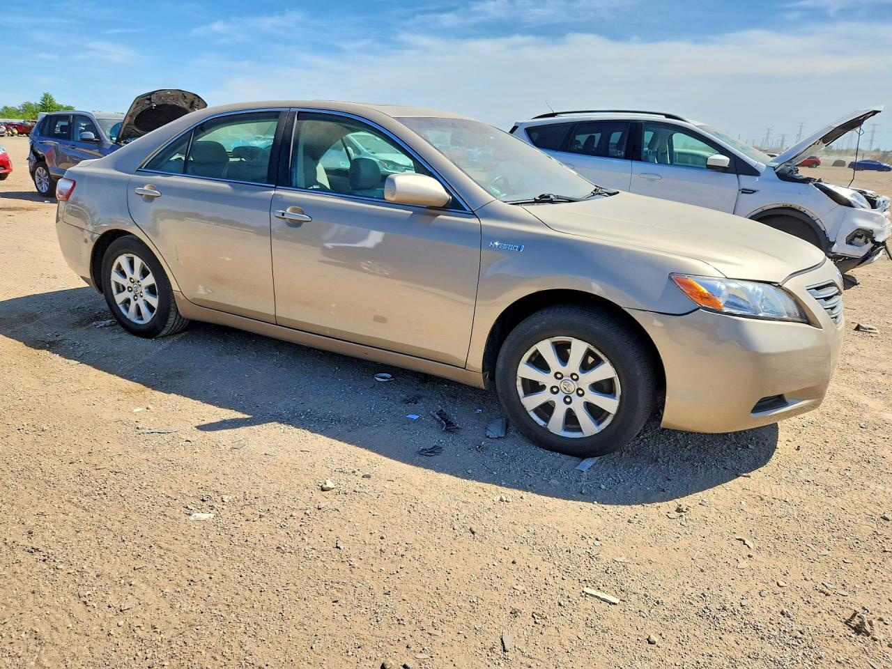 2009 Toyota Camry Hybrid Silver vin: 4T1BB46K59U097975