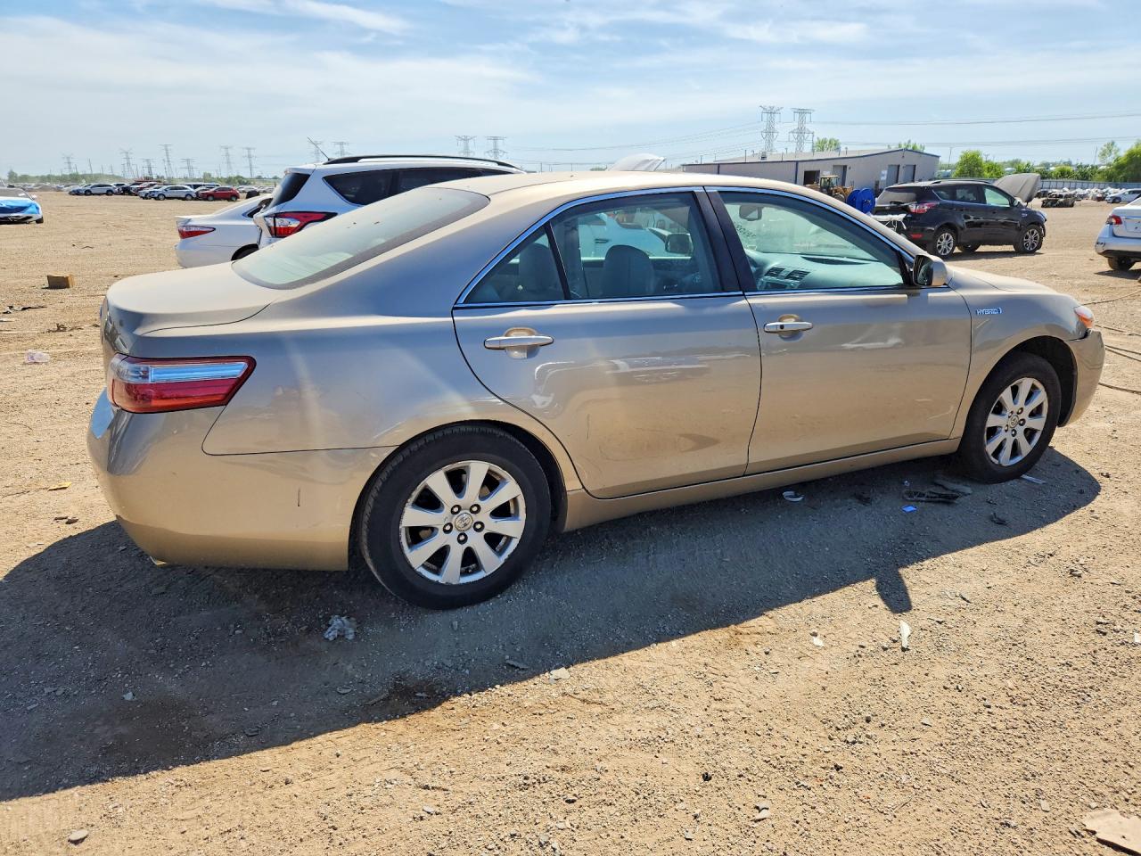 2009 Toyota Camry Hybrid Silver vin: 4T1BB46K59U097975
