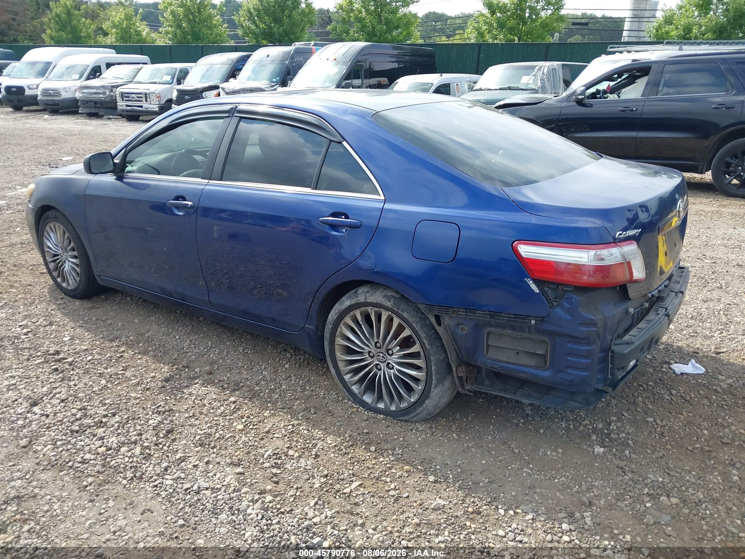 2007 Toyota Camry Hybrid Синий vin: 4T1BB46K67U008203