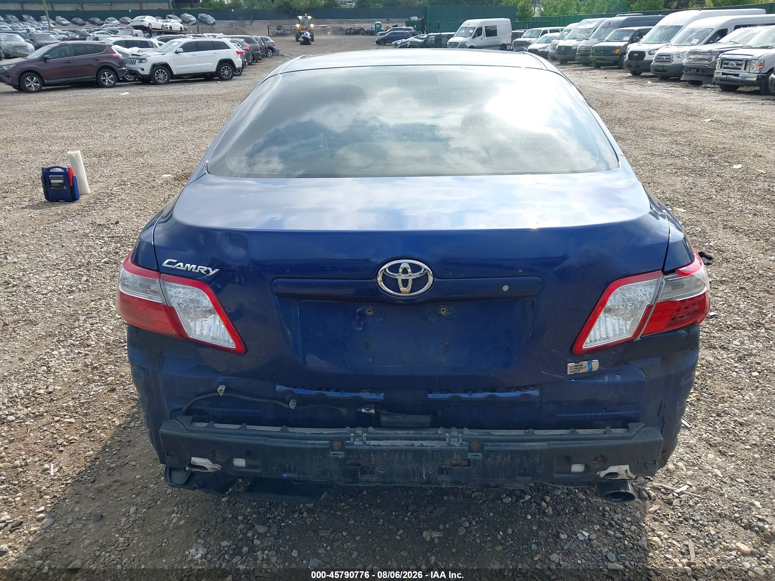 2007 Toyota Camry Hybrid Синий vin: 4T1BB46K67U008203