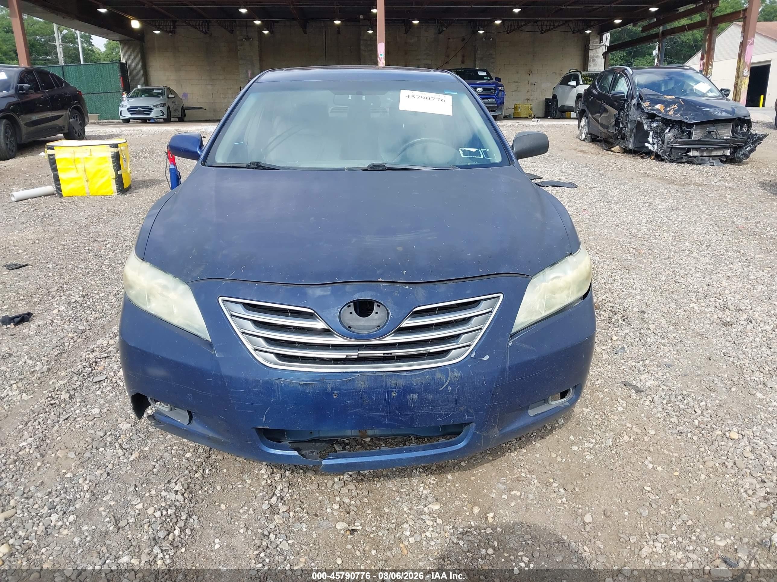 2007 Toyota Camry Hybrid Синий vin: 4T1BB46K67U008203