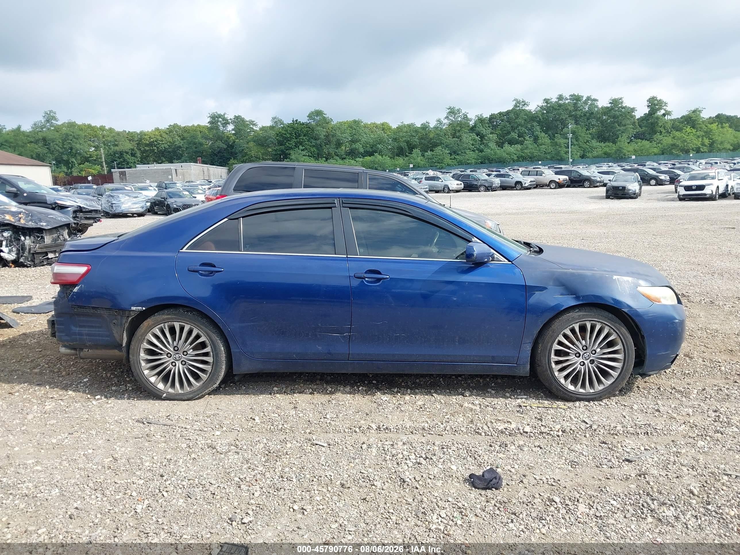 2007 Toyota Camry Hybrid Синий vin: 4T1BB46K67U008203